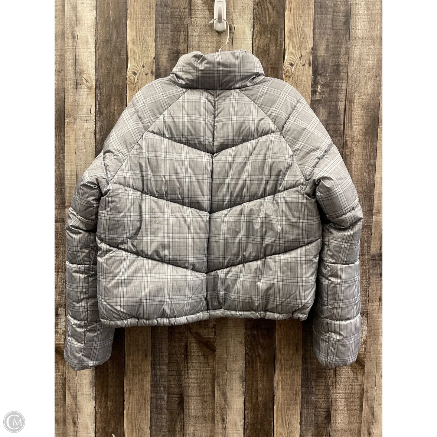 Coat Puffer & Quilted By Aeropostale In Plaid Pattern, Size: Xl