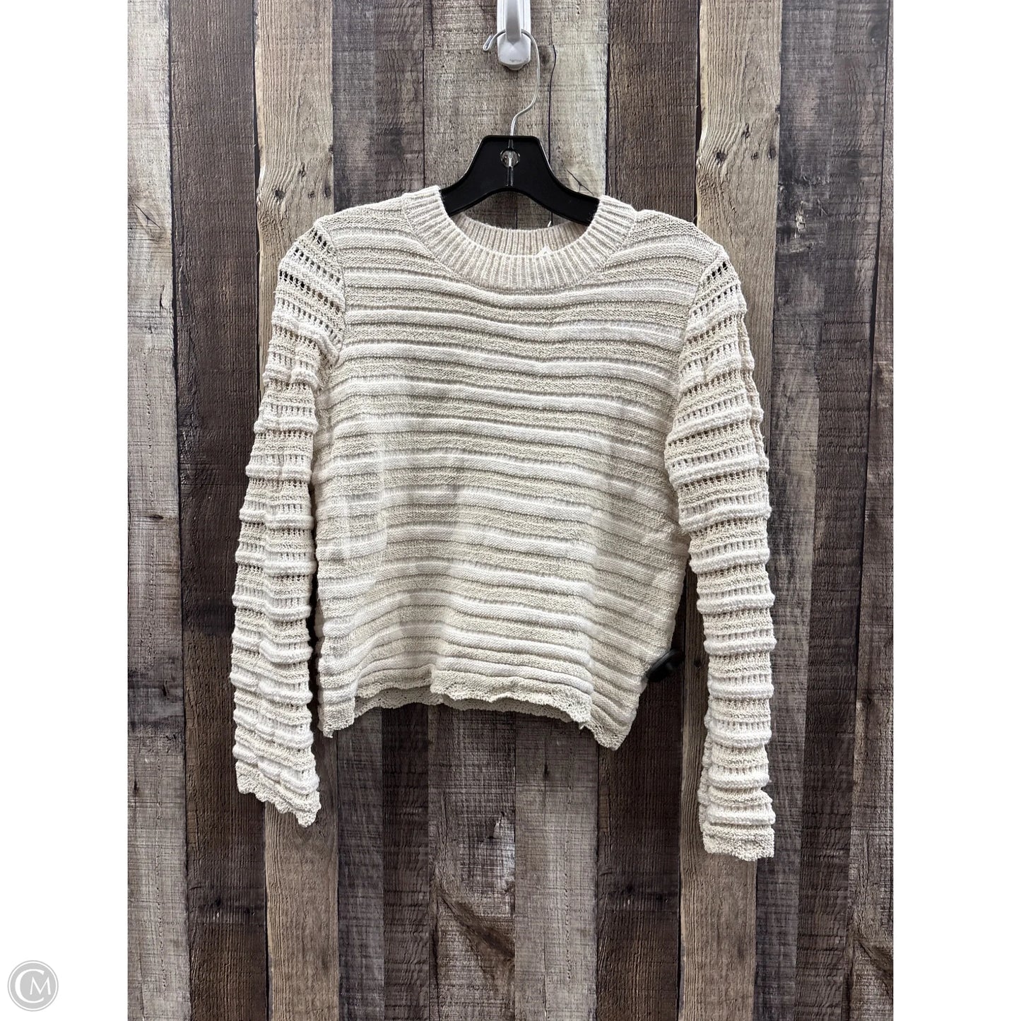 Sweater By Ophelia Roe In Cream, Size: M