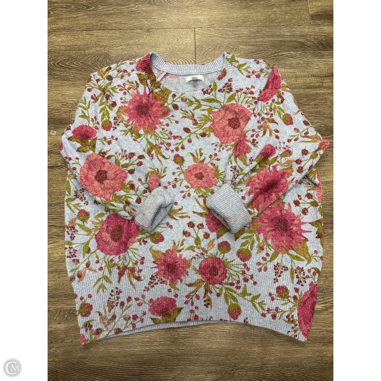 Sweater By Lc Lauren Conrad In Blue & Purple, Size: Xxl