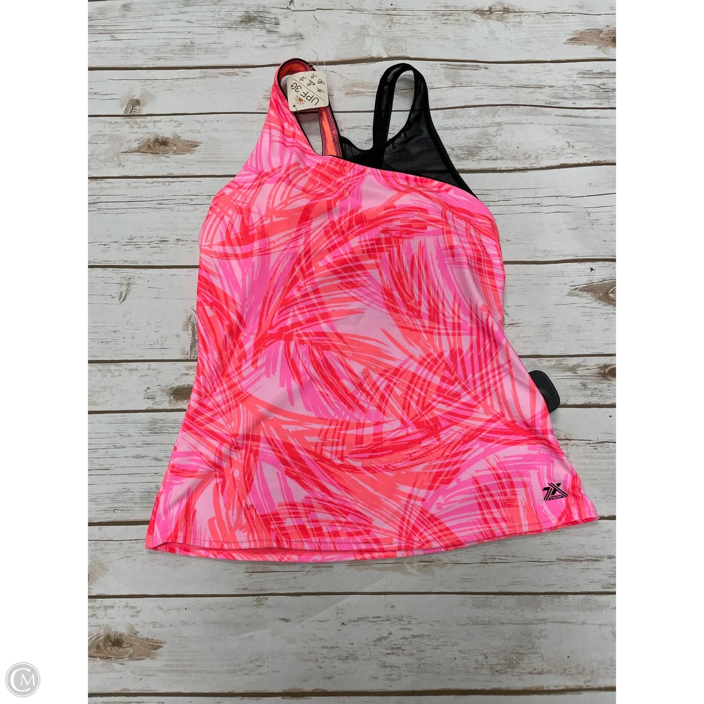 Swimsuit Top By Cme In Pink, Size: S