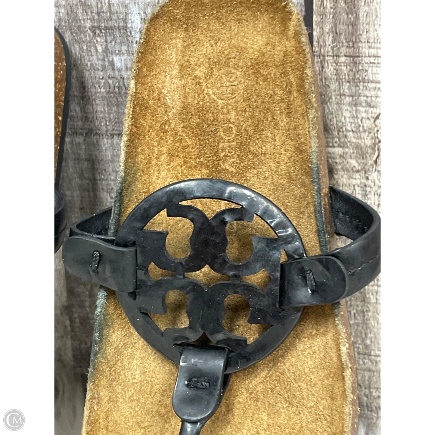 Sandals Designer By Tory Burch In Black, Size: 5