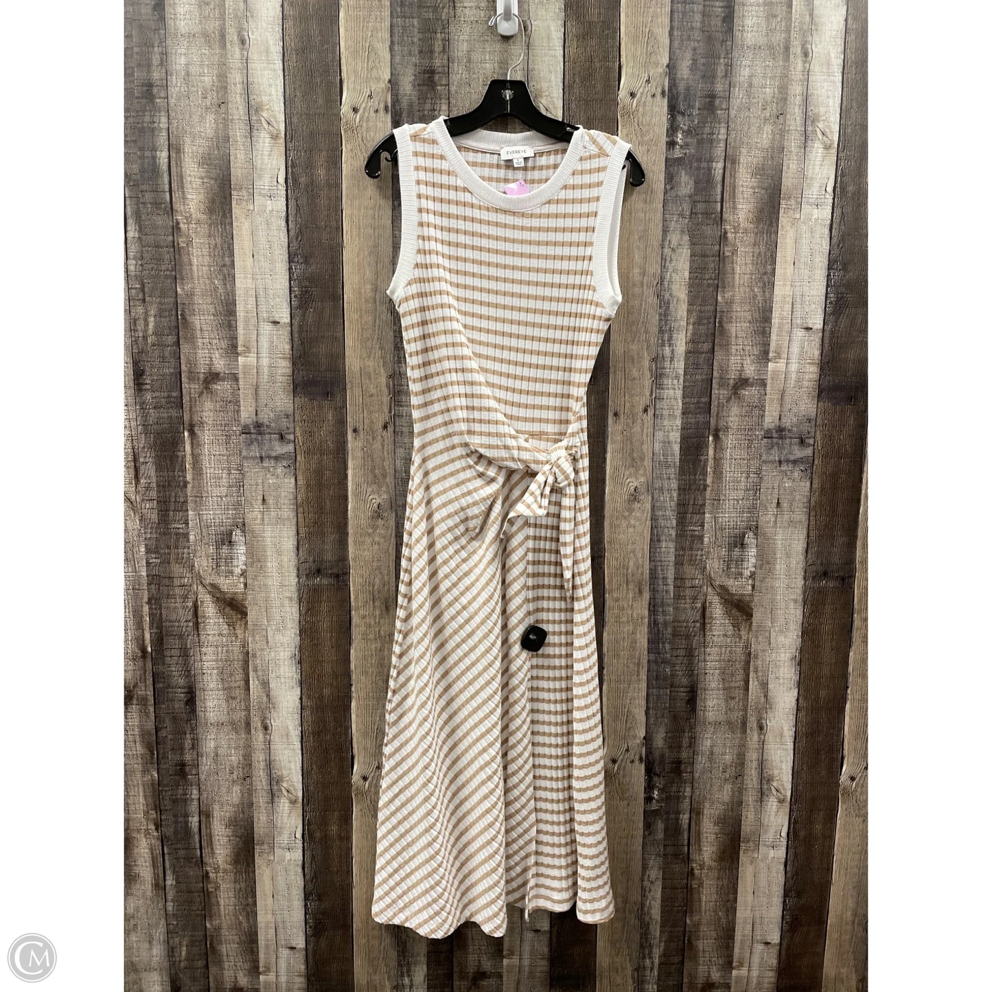 Dress Casual Maxi By Evereve In Striped Pattern, Size: S