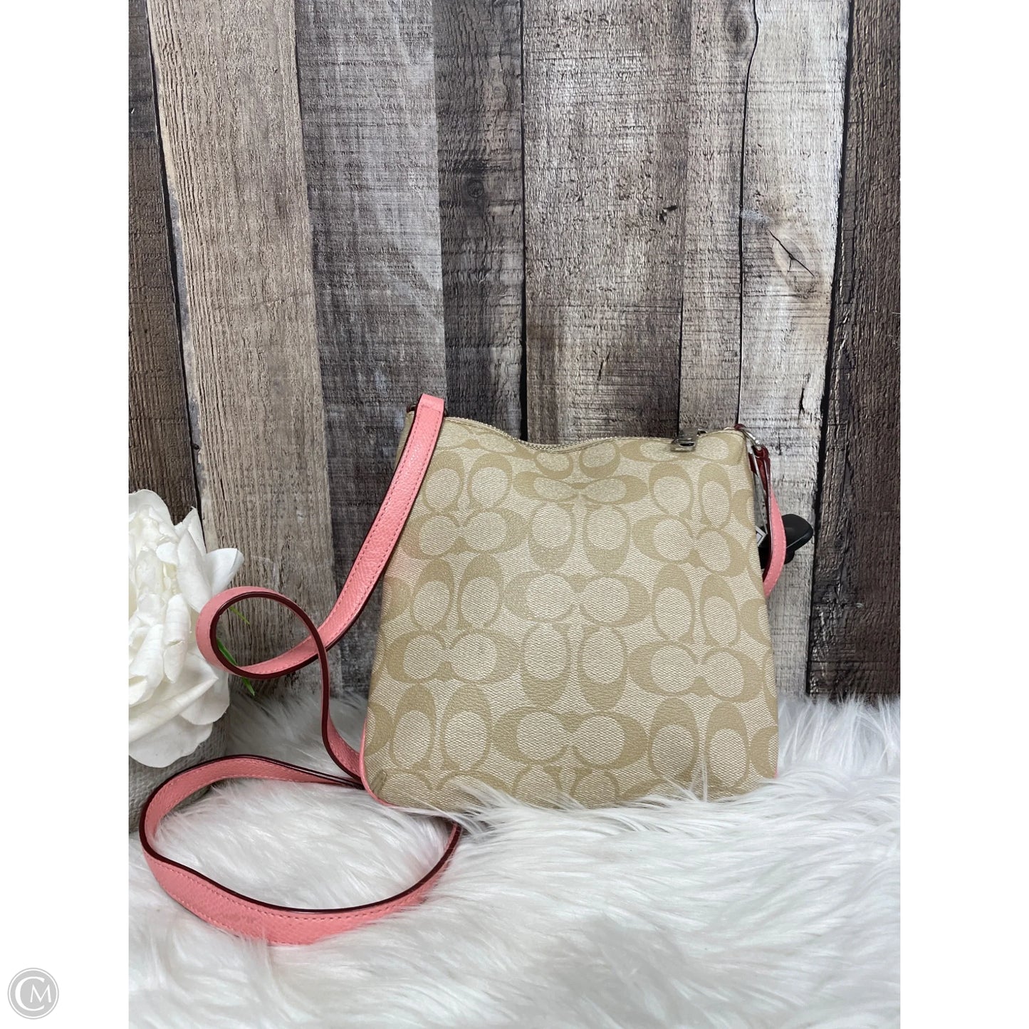 Crossbody Designer By Coach, Size: Small