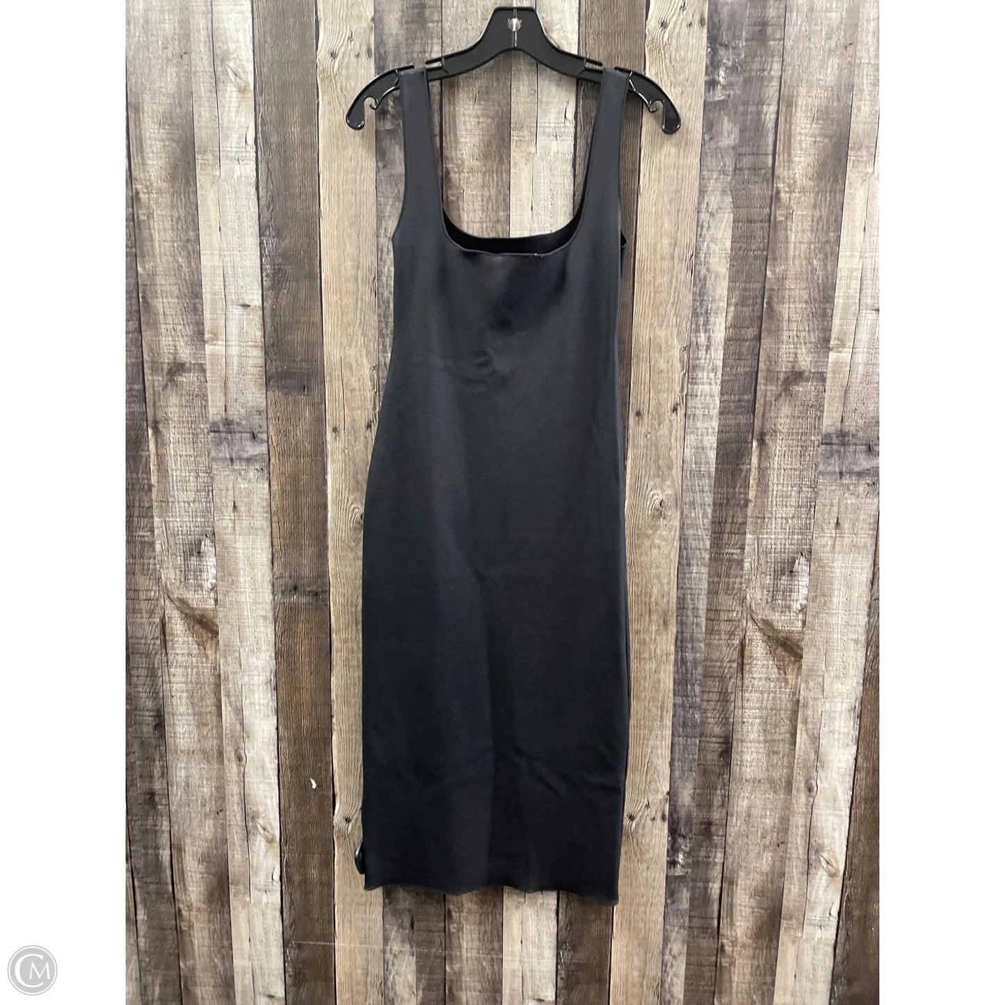 Dress Casual Midi By Zara In Black, Size: M