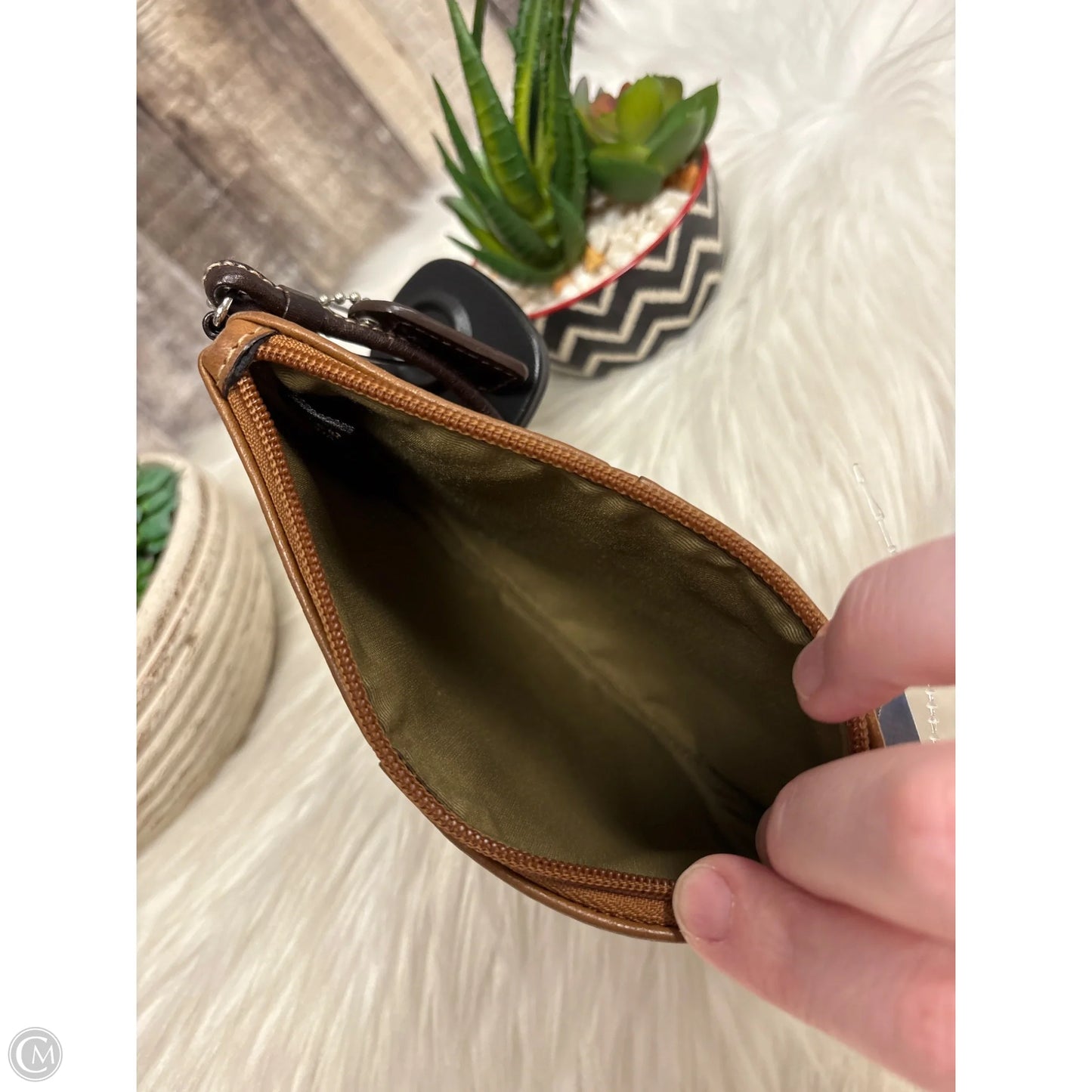 Wristlet Designer By Coach, Size: Small