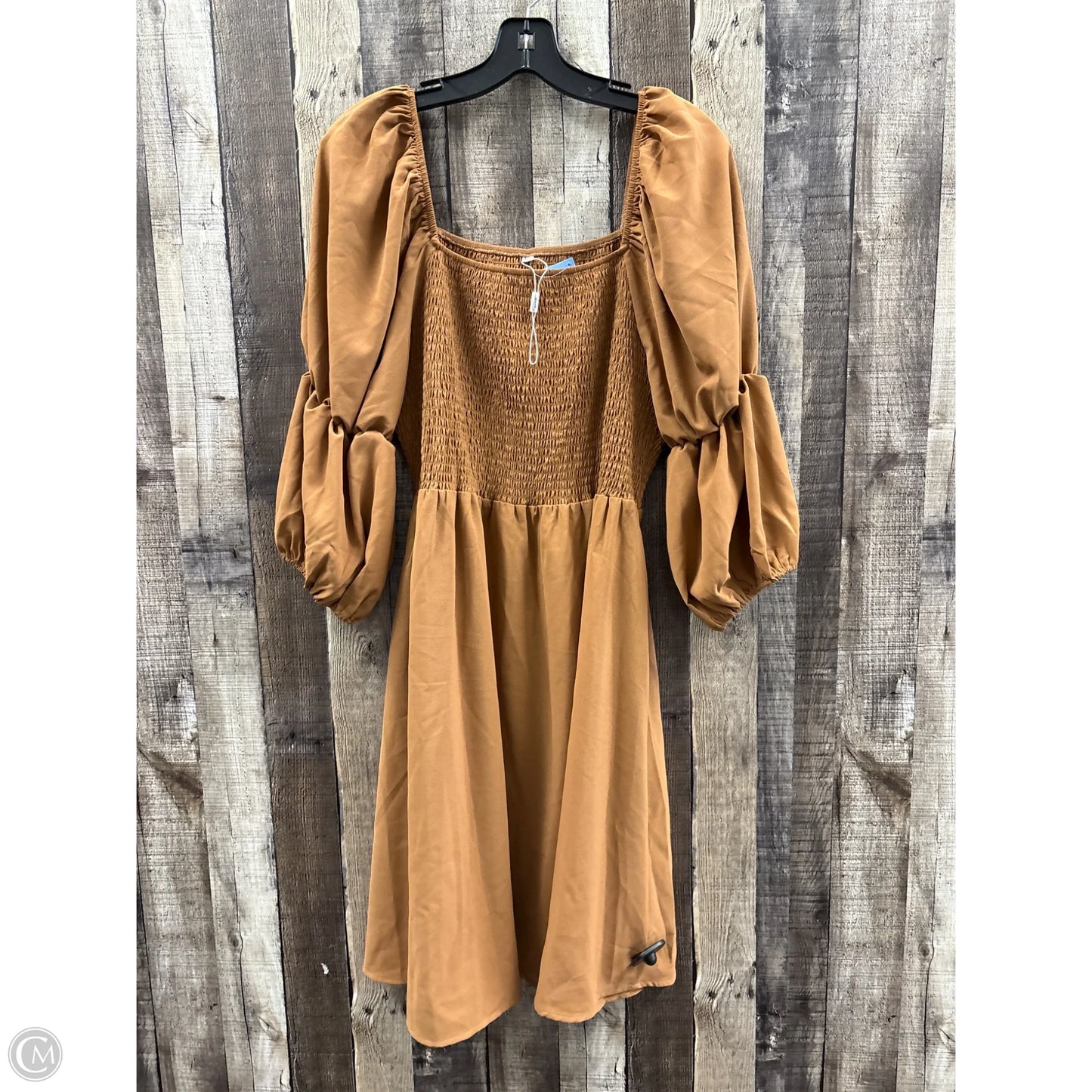 Dress Casual Short By Cme In Brown, Size: 2x