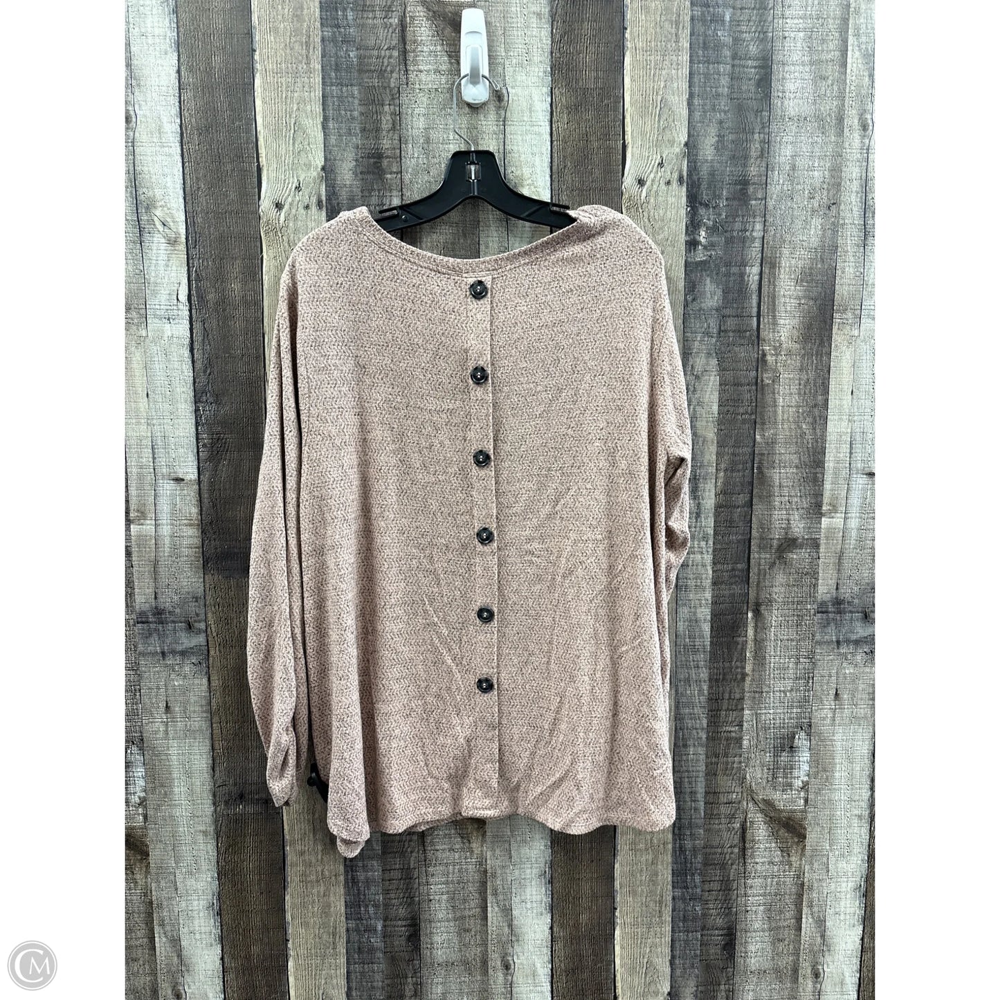 Top Long Sleeve By Alyx In Pink, Size: 2x