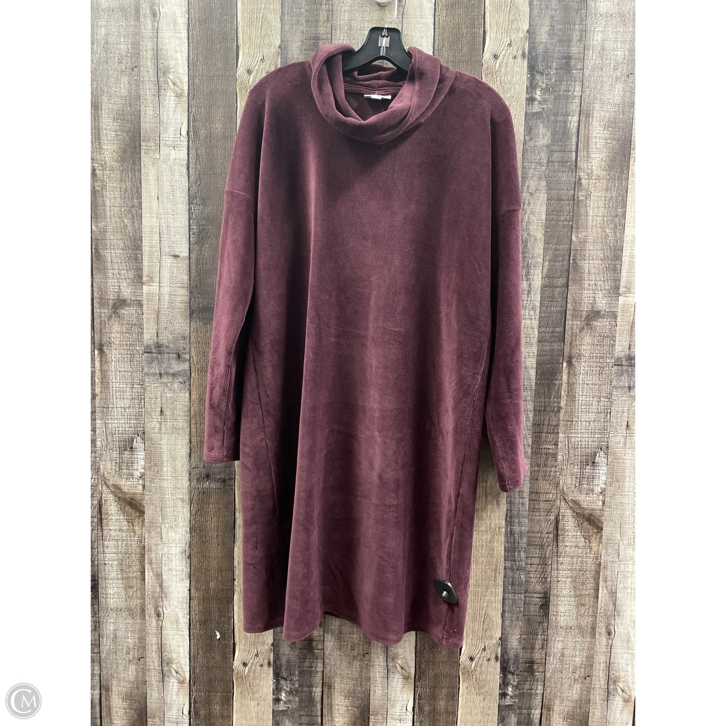 Dress Casual Short By Pure Jill In Maroon, Size: L