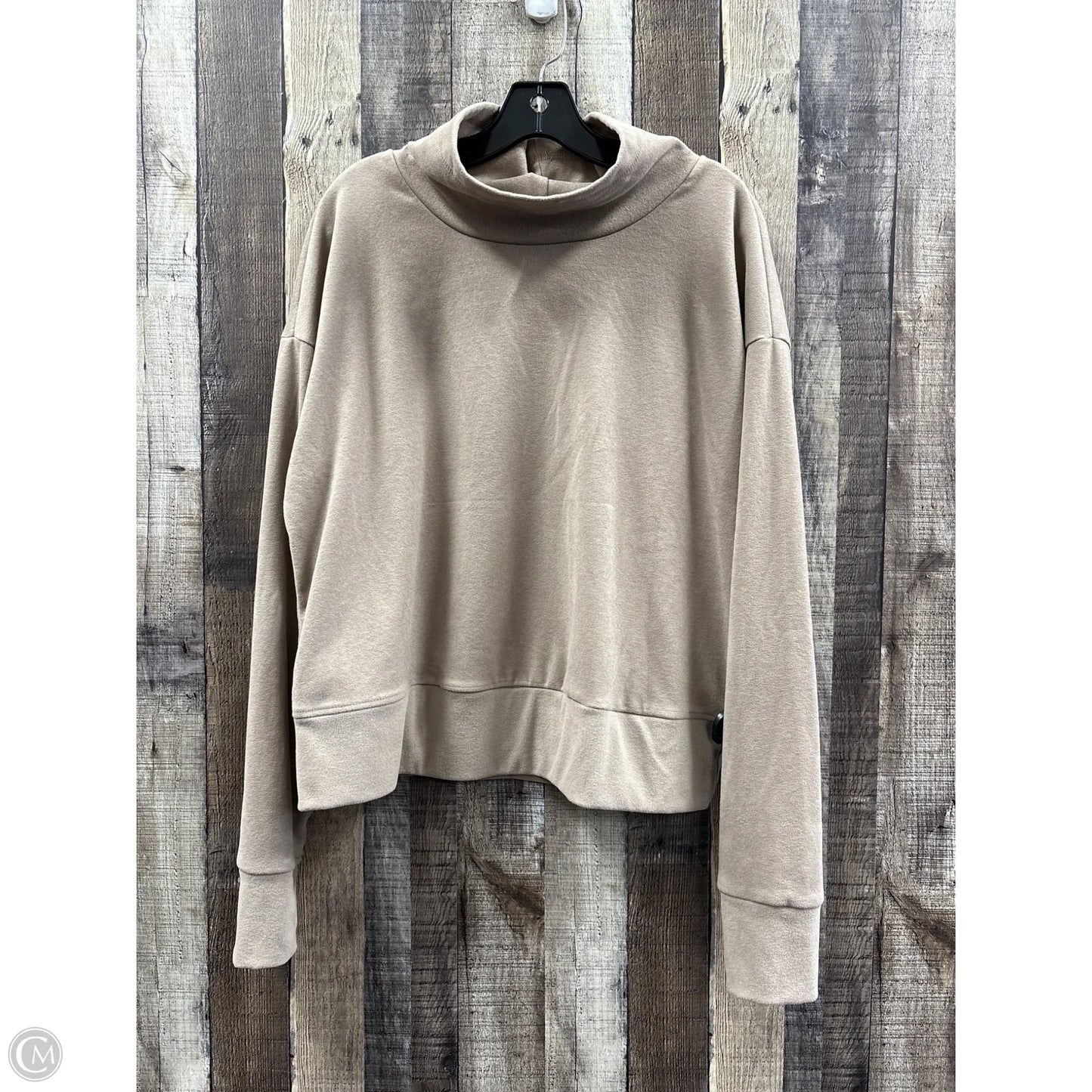 Top Long Sleeve By Bearpaw In Taupe, Size: Xl