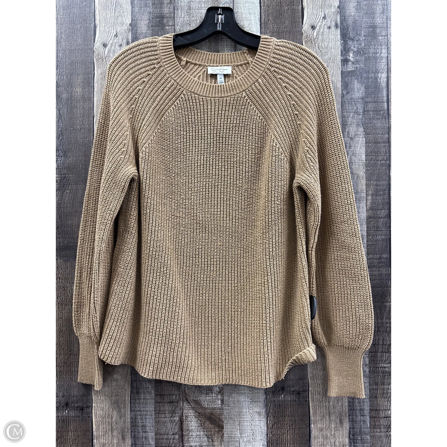 Sweater By Jessica Simpson In Tan, Size: M