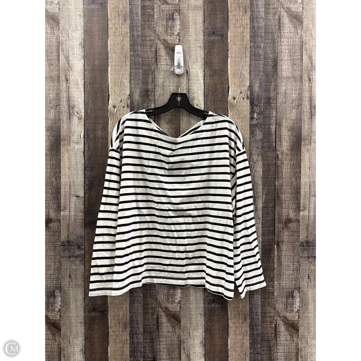 Top Long Sleeve By Old Navy In Striped Pattern, Size: Xxl