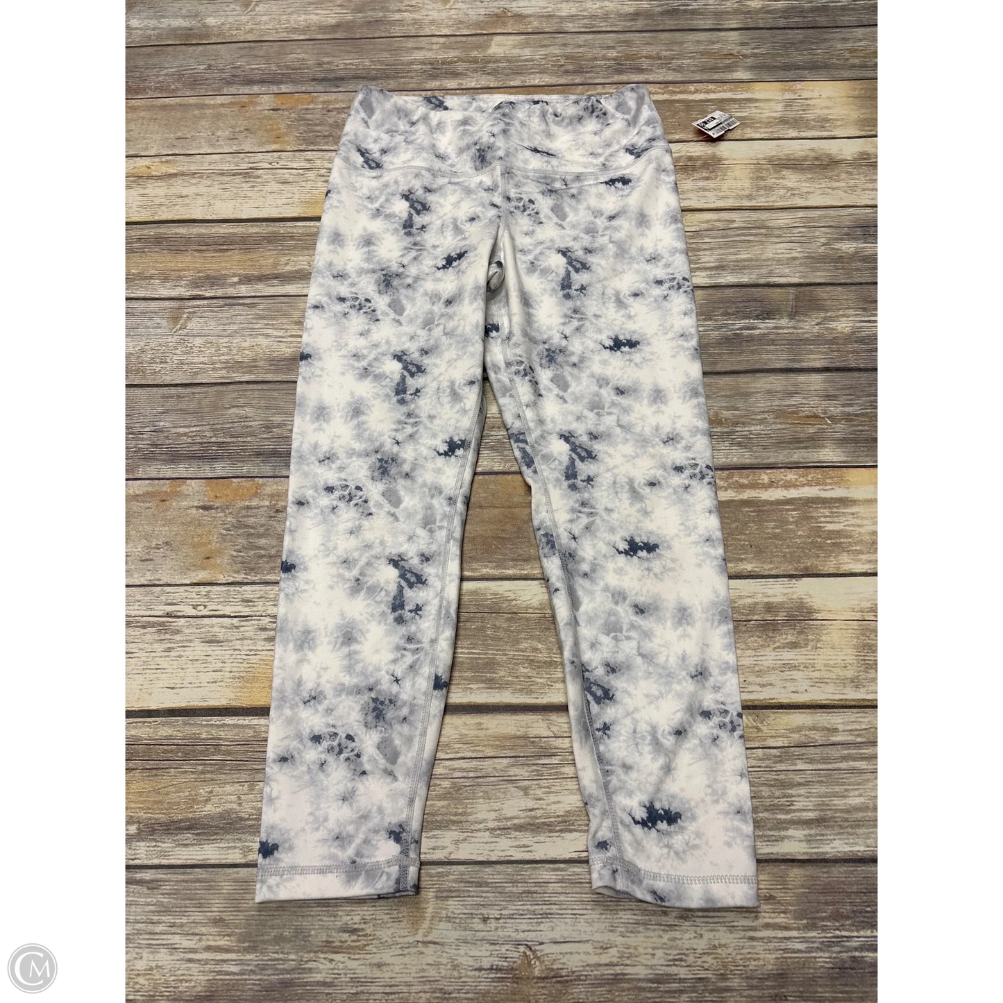 Athletic Leggings By Yogalicious In Tie Dye Print, Size: Xl