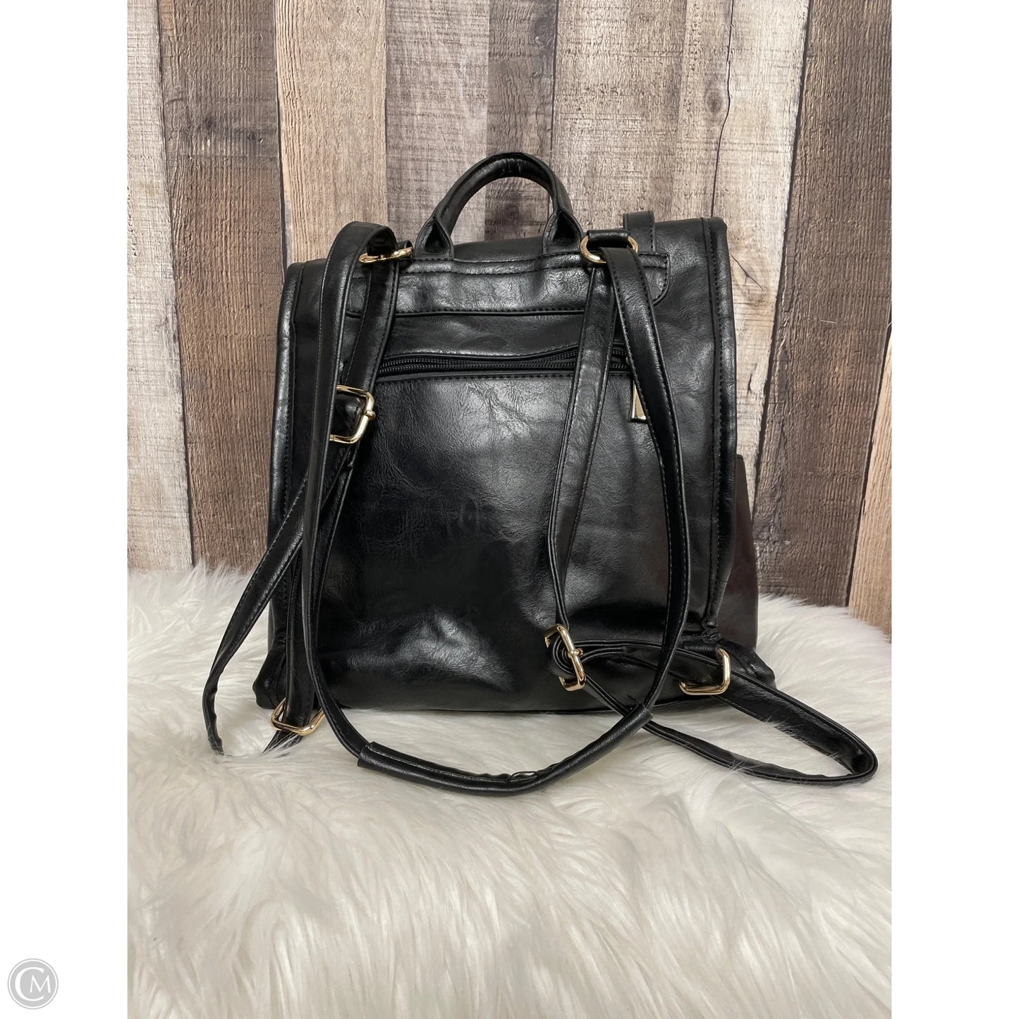 Backpack Leather By Cmf, Size: Medium