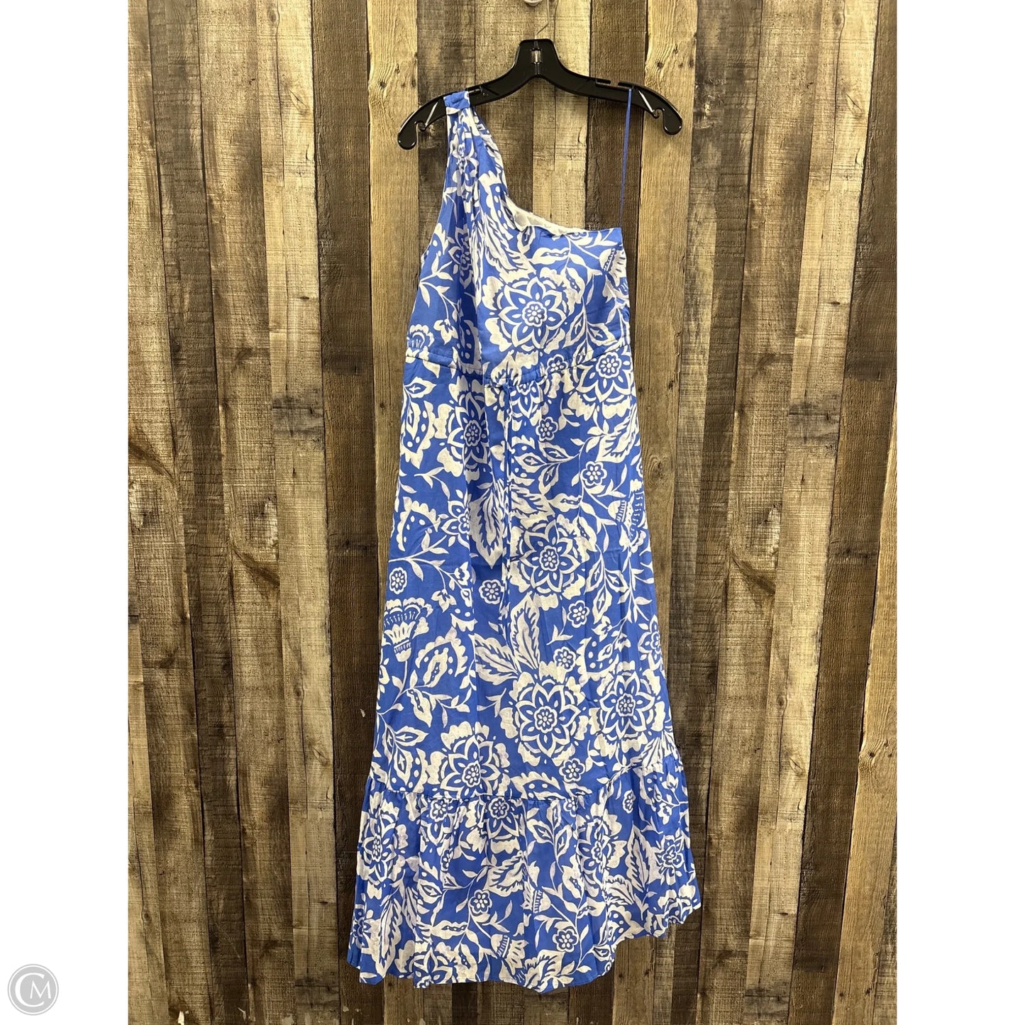 Dress Casual Maxi By Sugar Lips In Blue & White, Size: Xs
