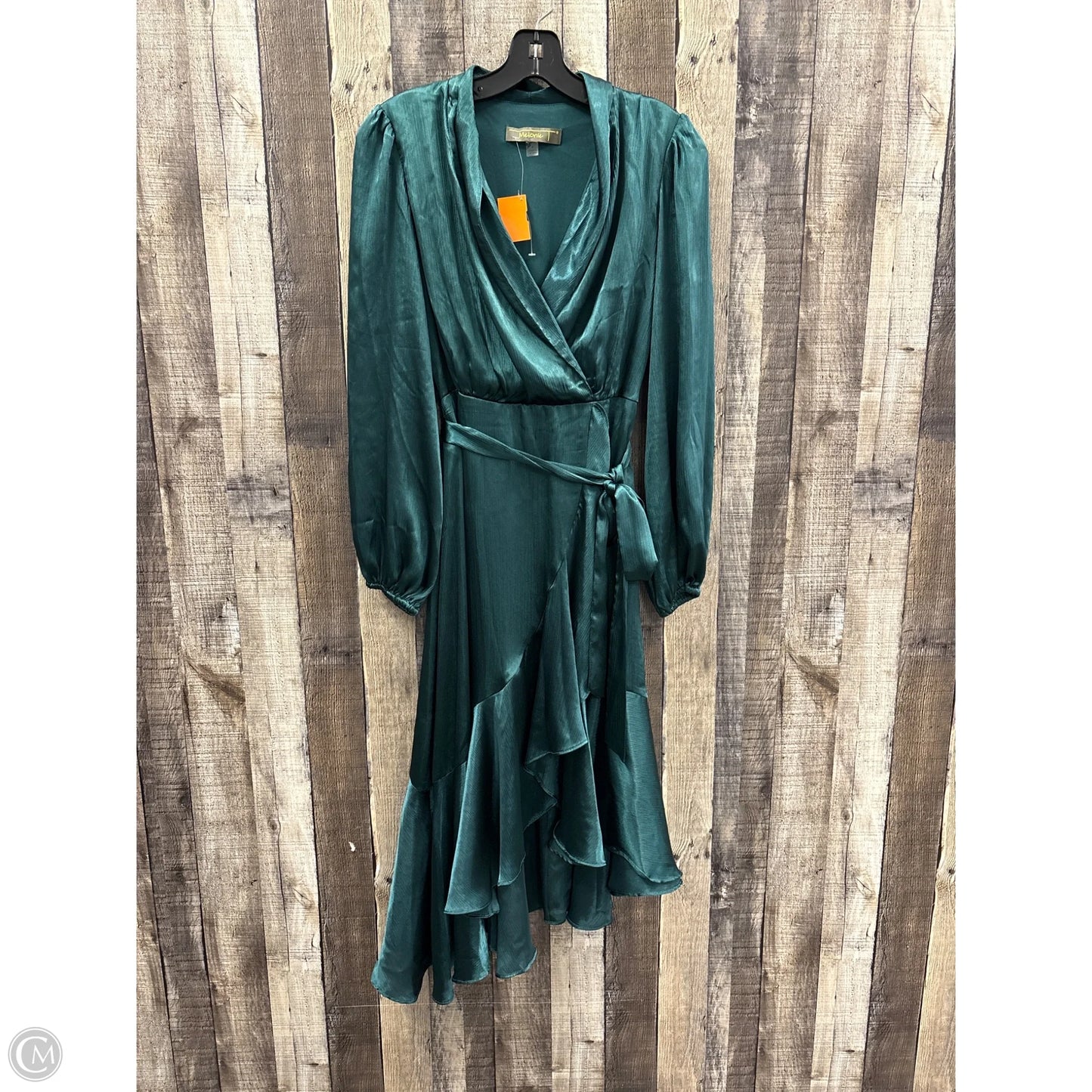 Dress Casual Midi By Cme In Green, Size: S