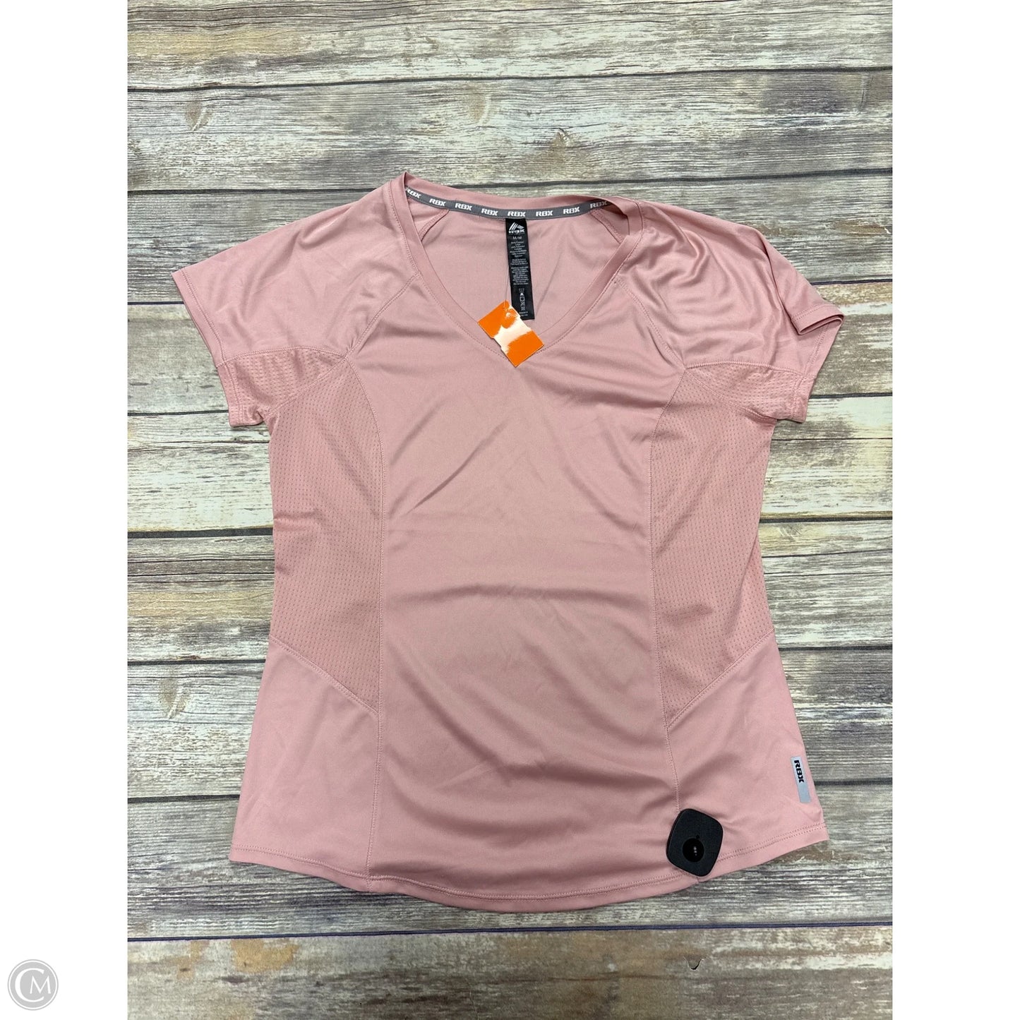 Athletic Top Short Sleeve By Rbx In Pink, Size: M