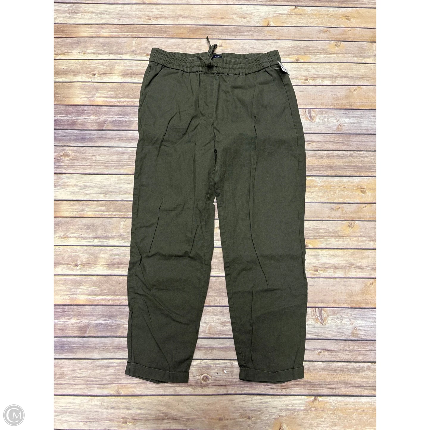 Pants Linen By J. Crew In Green, Size: 8