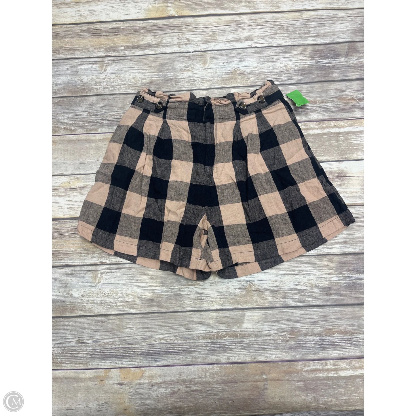 Shorts By Who What Wear In Checkered Pattern, Size: 10