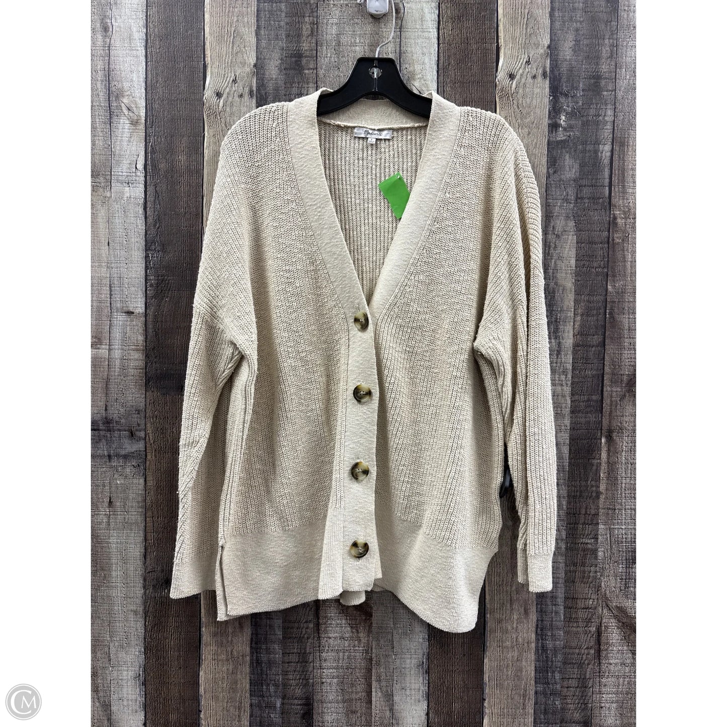 Sweater Cardigan By Madewell In Cream, Size: S