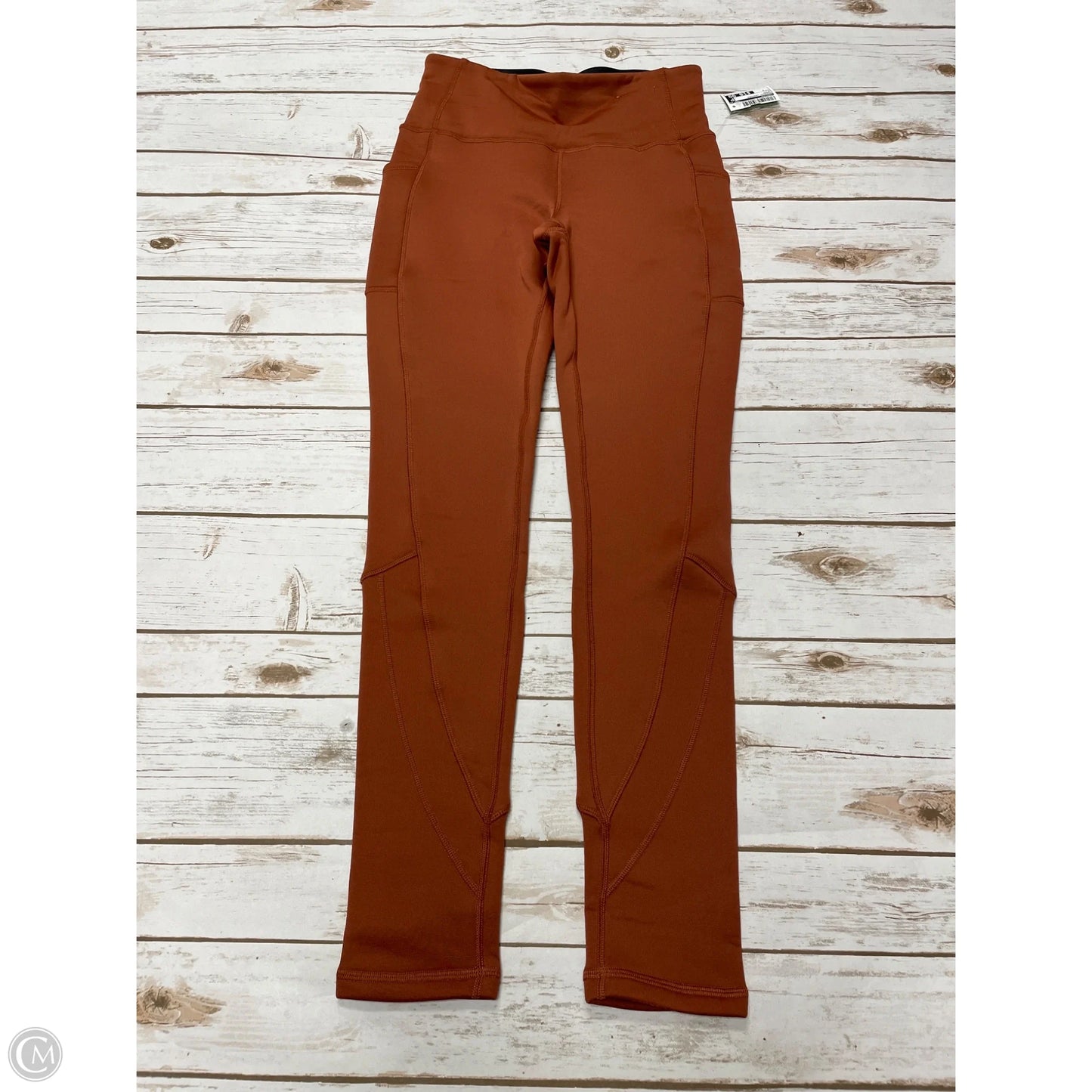 Athletic Leggings By Xersion In Orange, Size: S