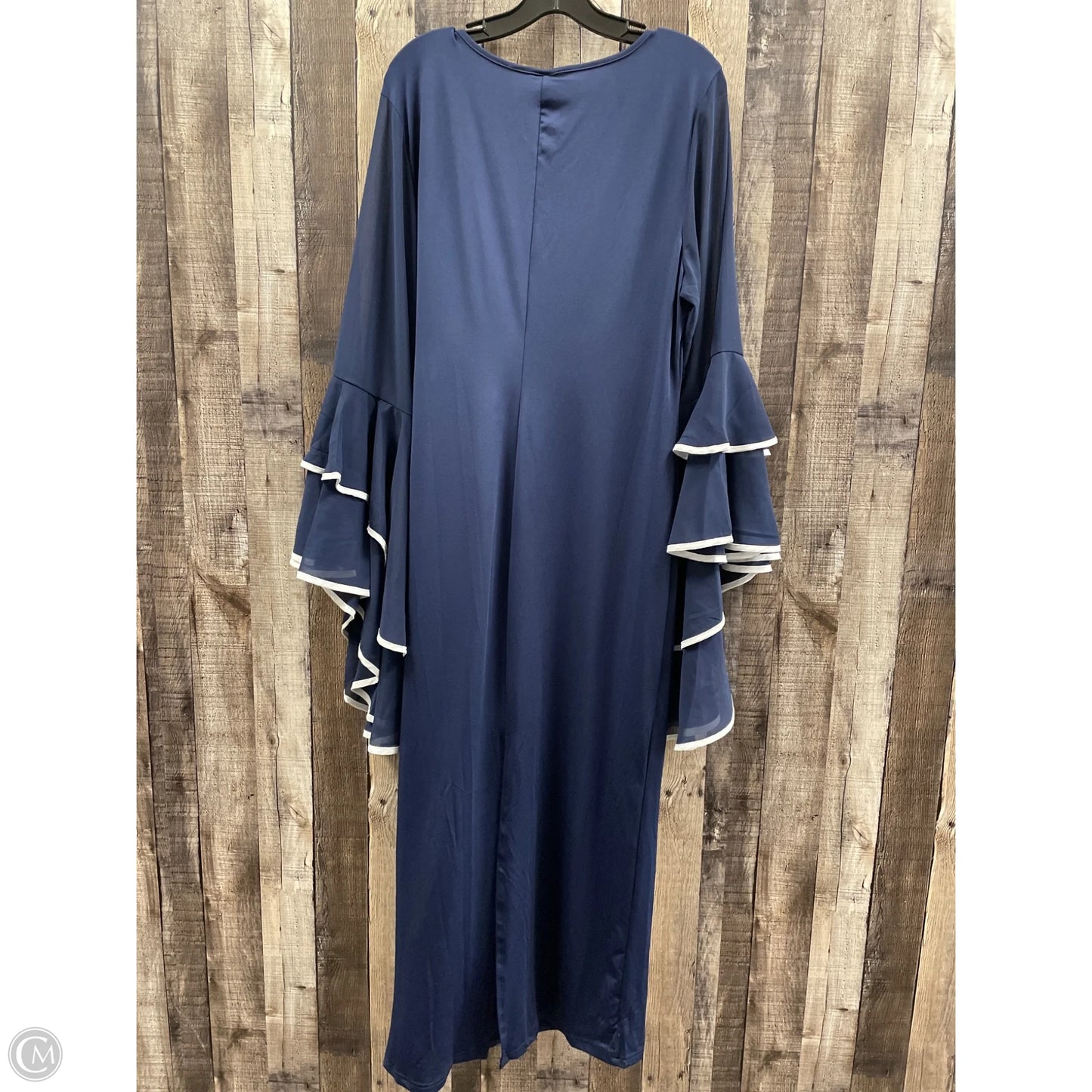Dress Casual Maxi By Shein In Navy, Size: 1x