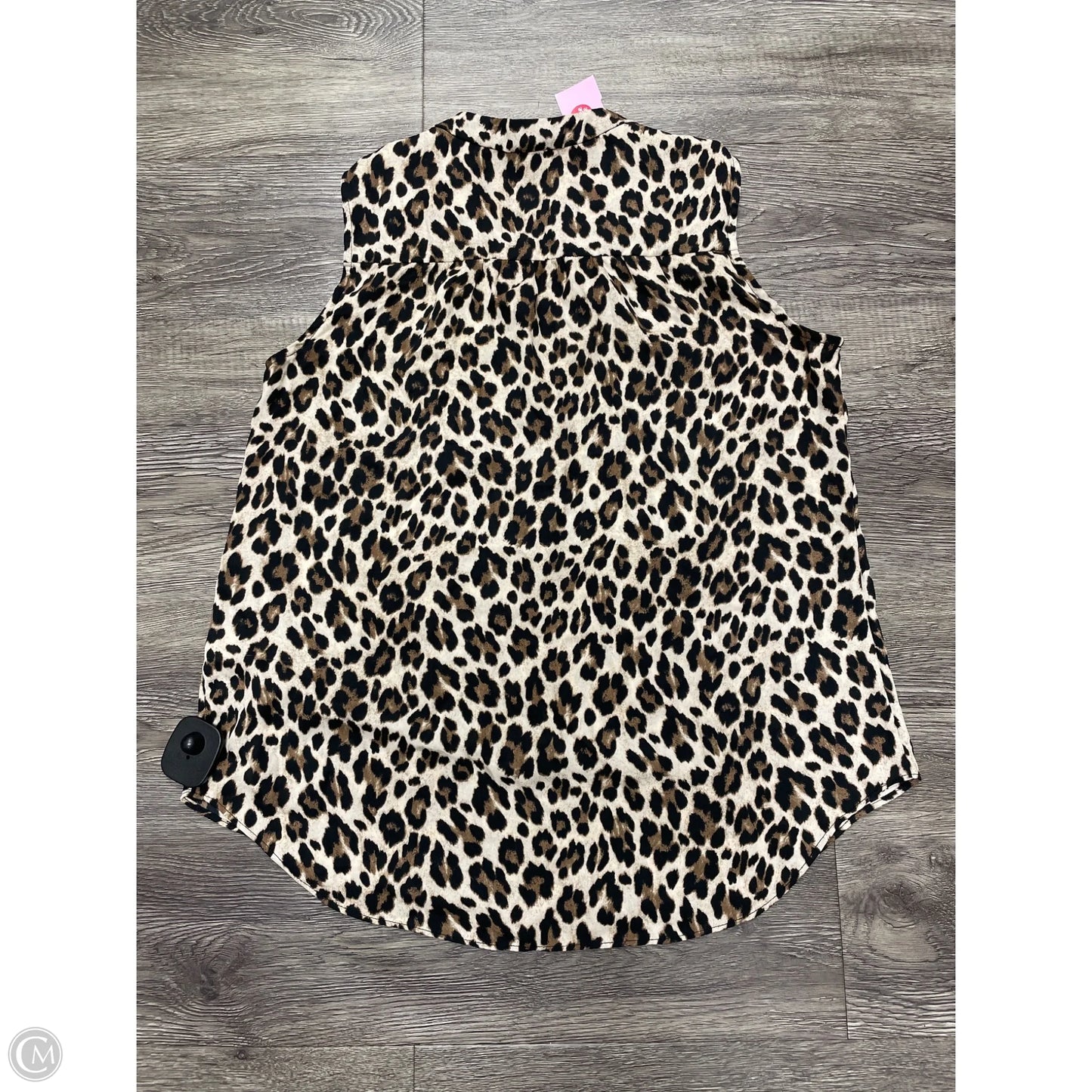 Top Sleeveless By Vince Camuto In Animal Print, Size: Xs