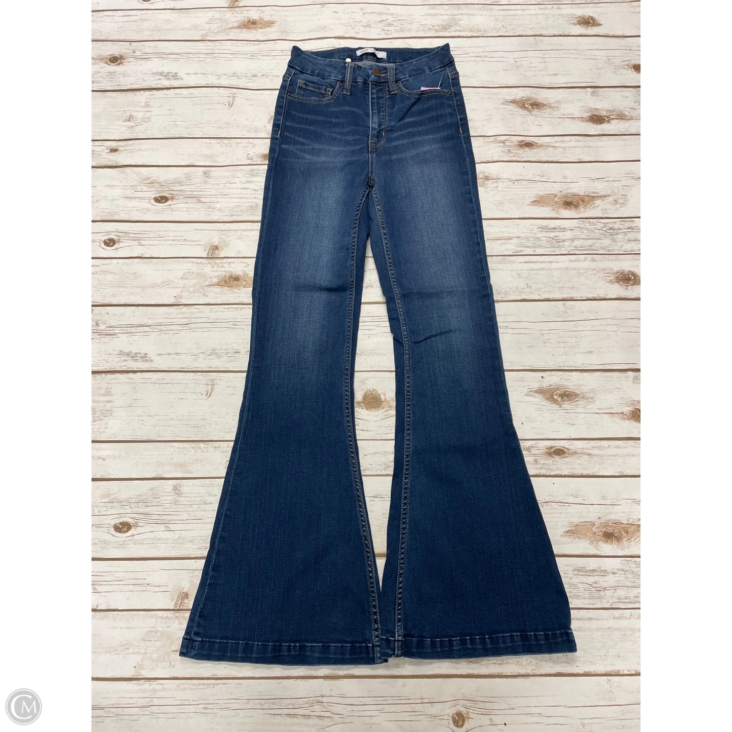 Jeans Flared By Bke In Blue Denim, Size: 0