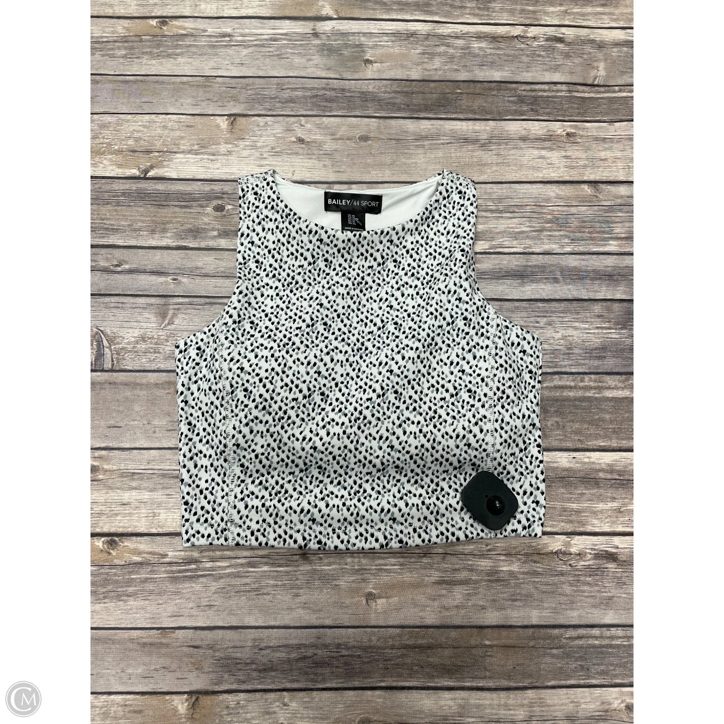 Athletic Tank Top By Cmb In Black & White, Size: Xs