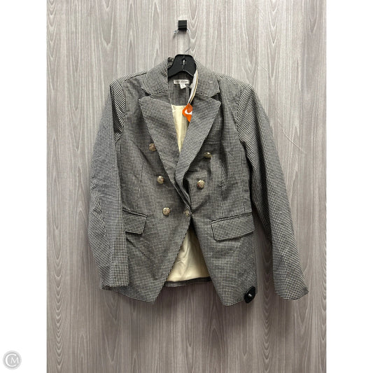 Blazer By Free Assembly In Checkered Pattern, Size: S