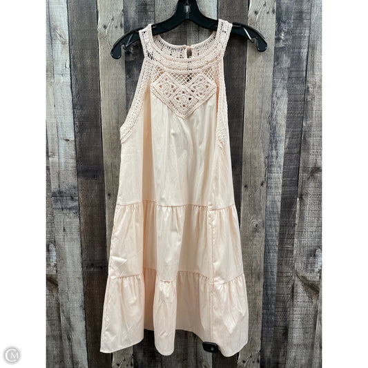 Dress Casual Short By Cme In Peach, Size: S