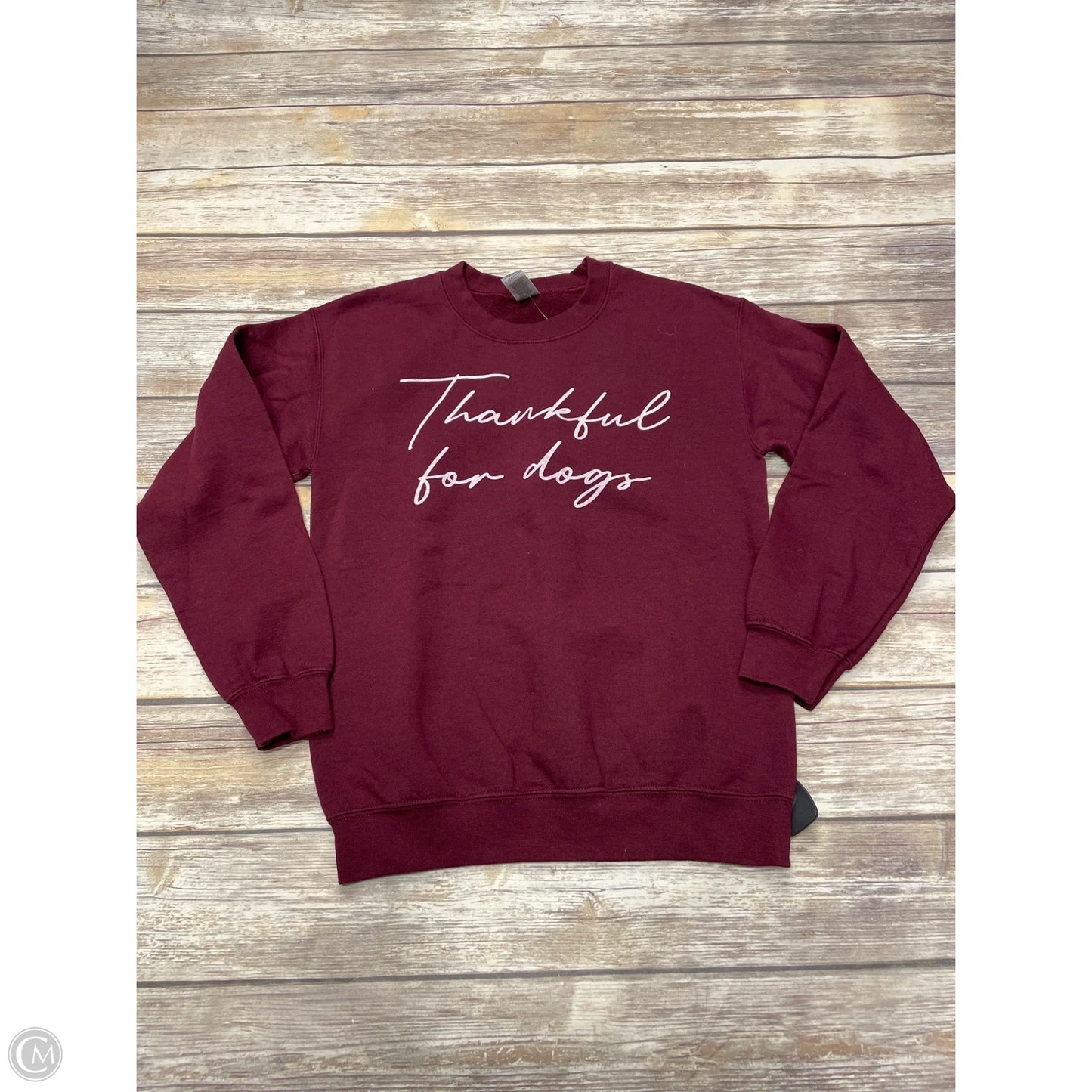 Sweatshirt Crewneck By Gildan In Red, Size: S
