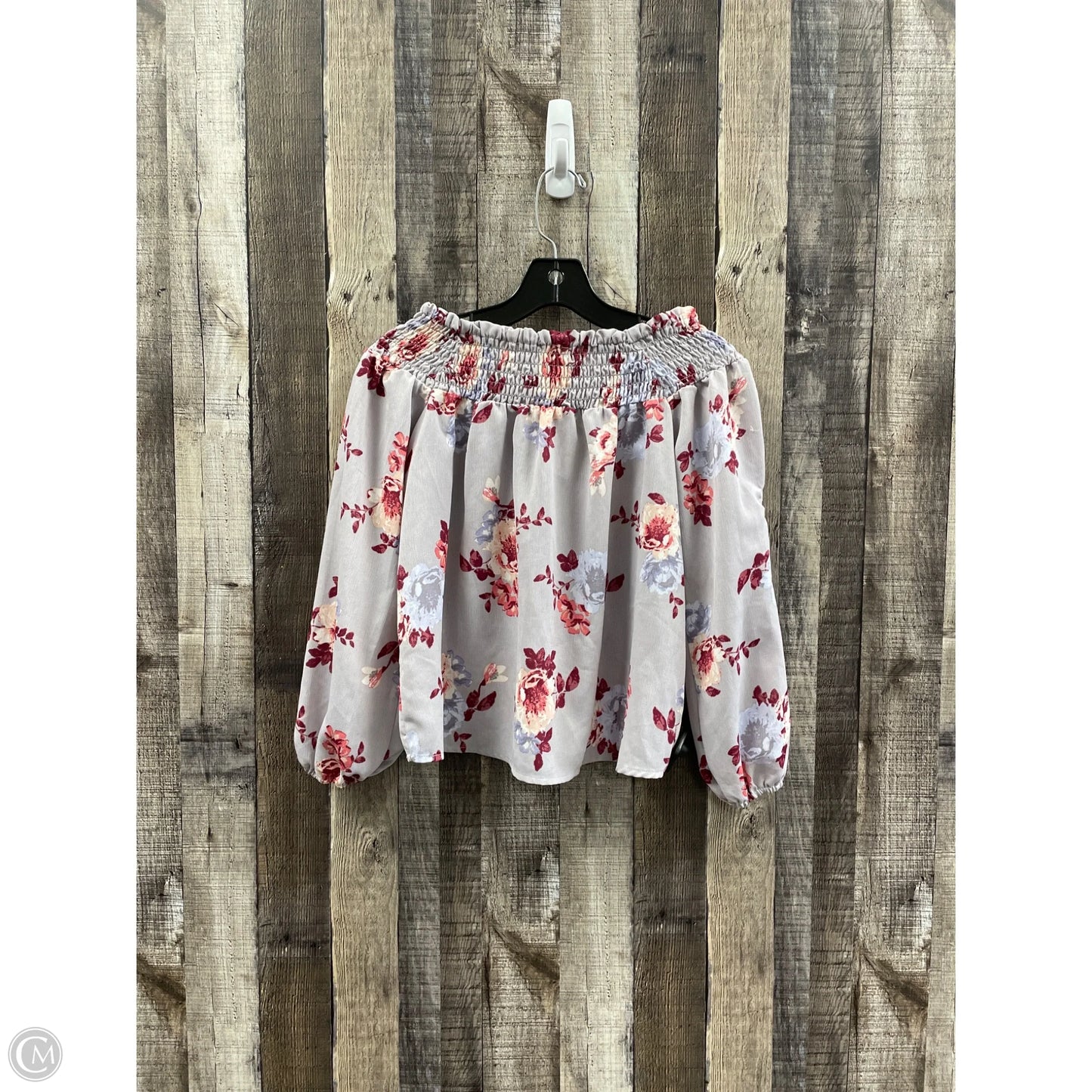 Top Long Sleeve By Living Doll In Multi-colored, Size: S