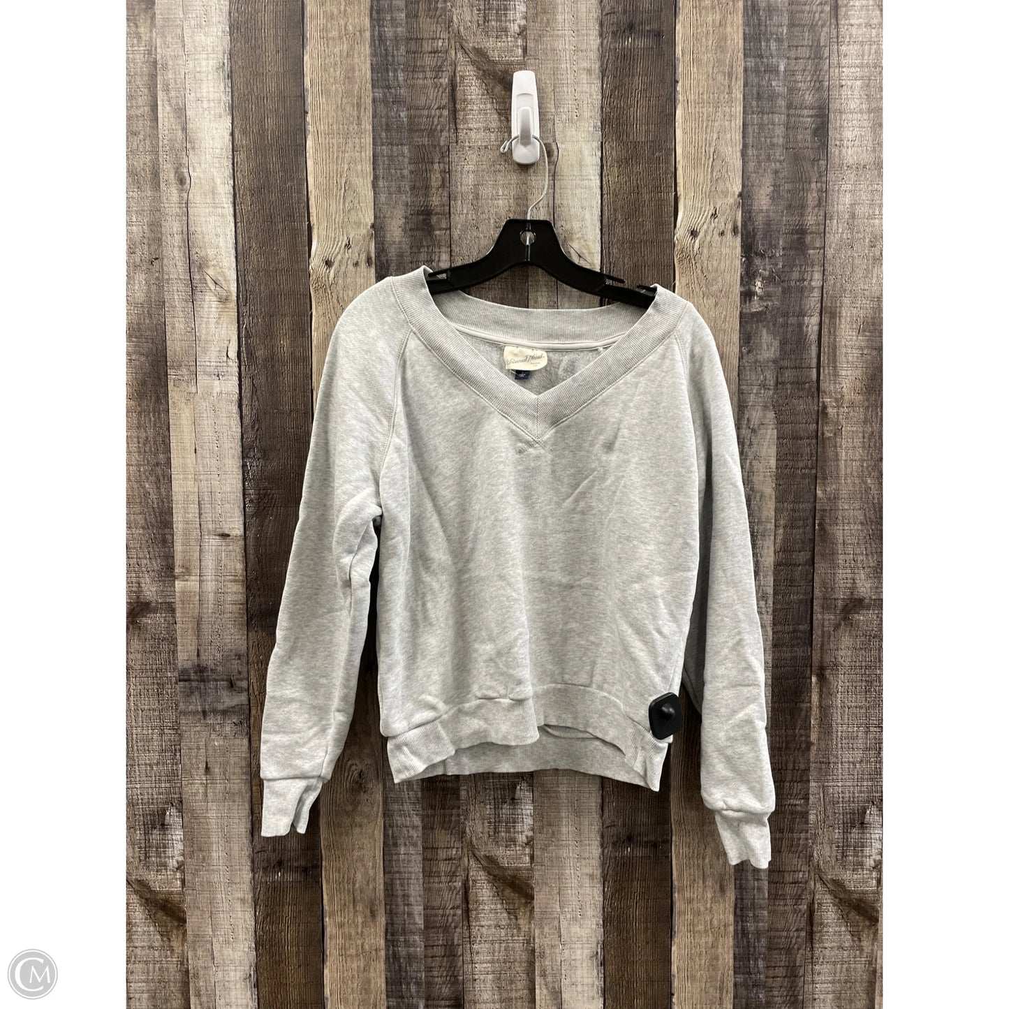 Sweatshirt Crewneck By Universal Thread In Grey, Size: S