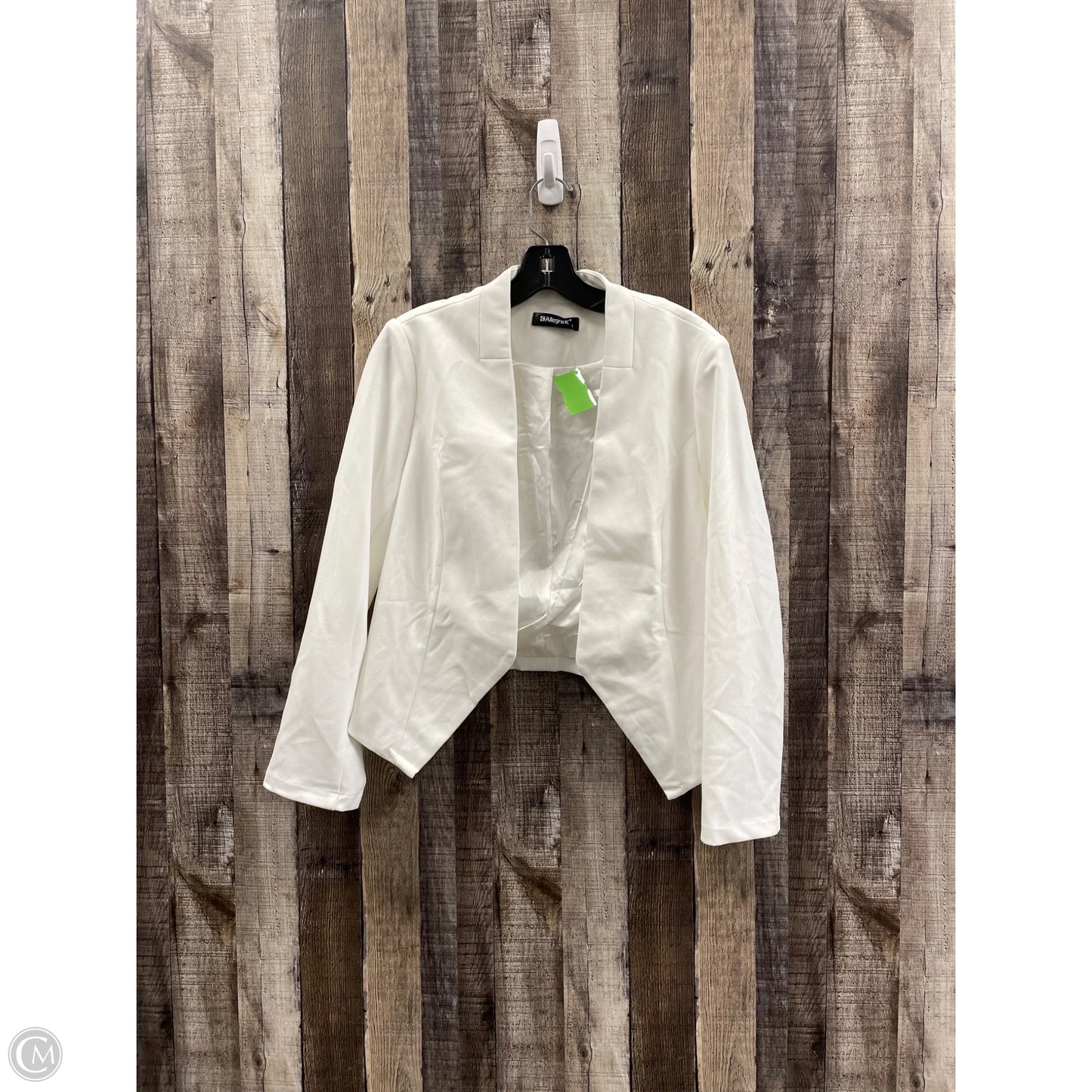 Blazer By Allegra K In White, Size: L