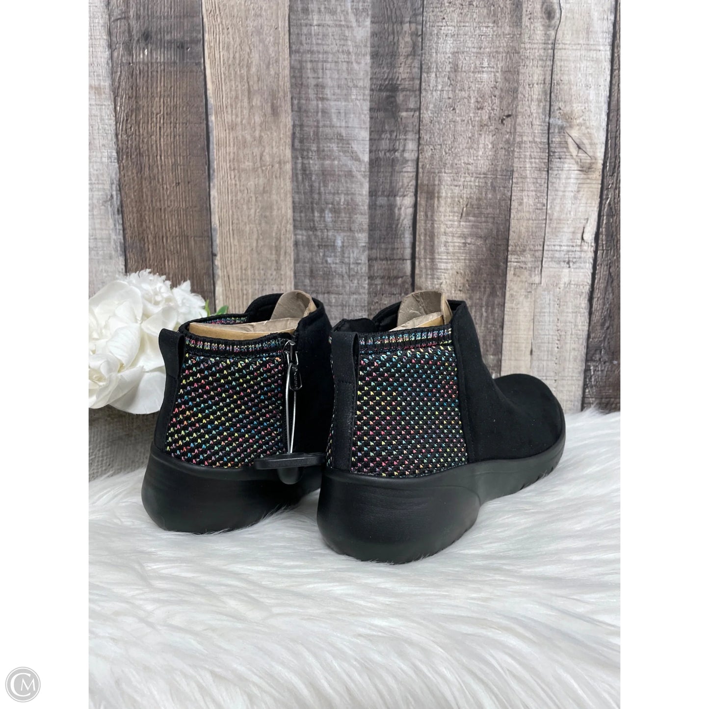 Boots Ankle Flats By Bzees In Multi-colored, Size: 8