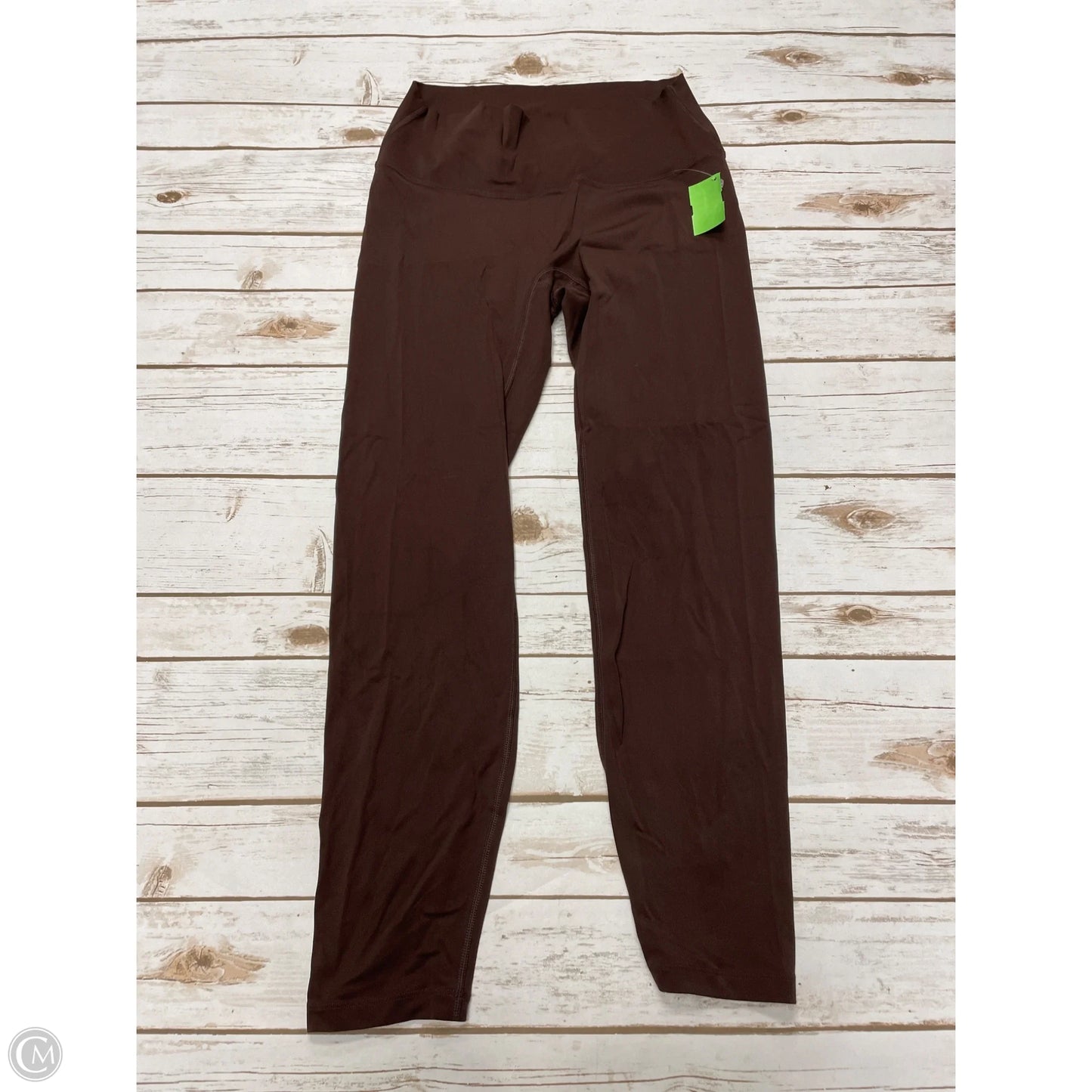 Athletic Leggings By Cmf In Brown, Size: L