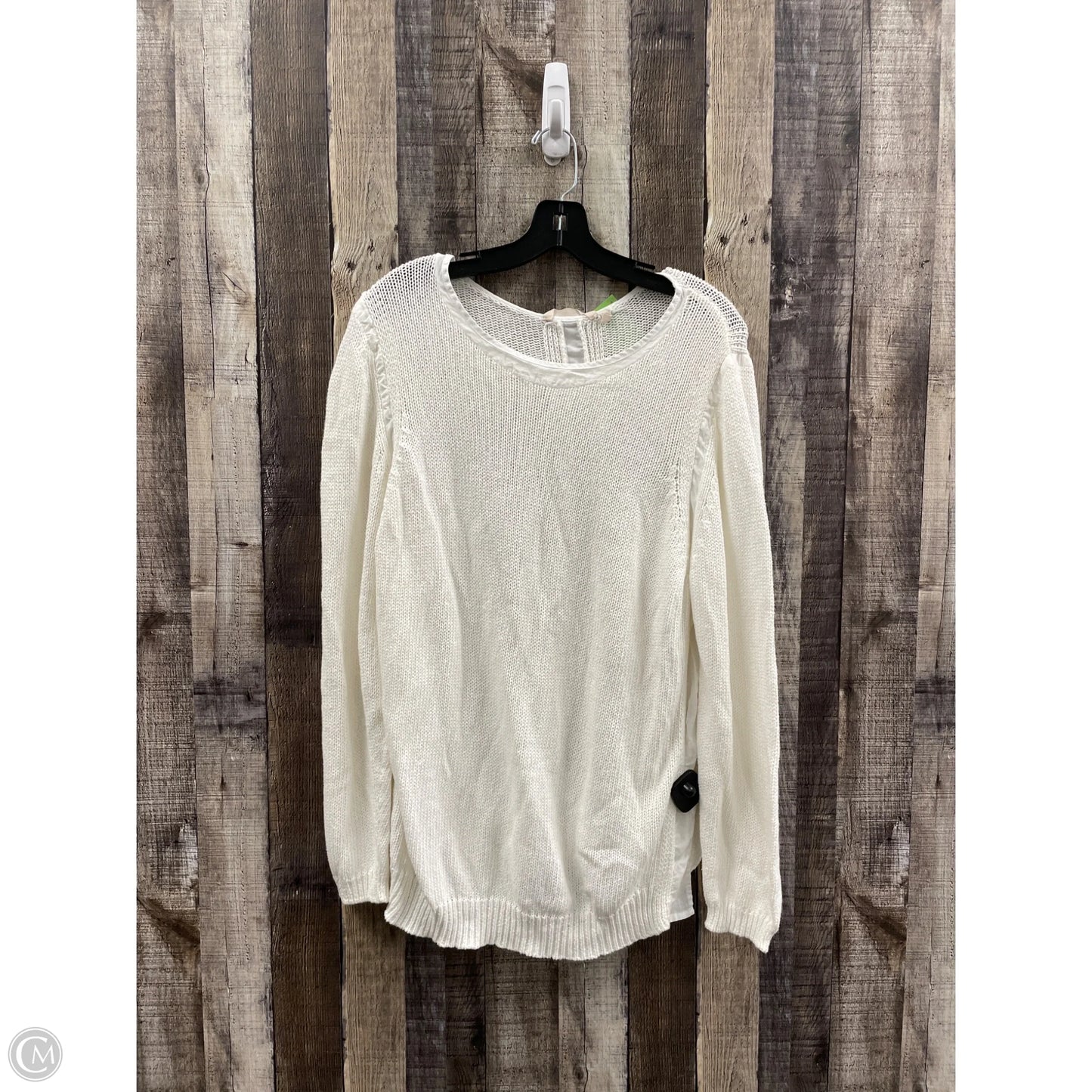 Sweater By Soft Surroundings In White, Size: 1x