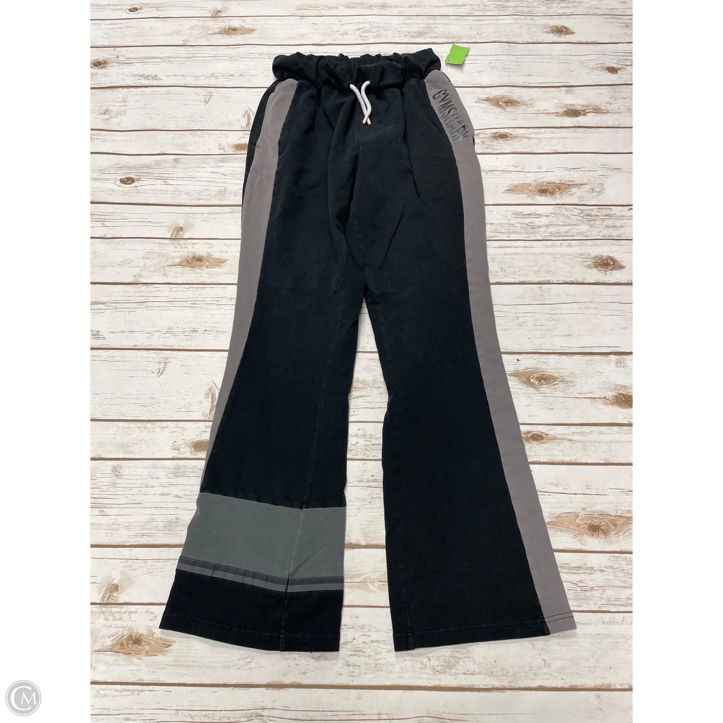 Athletic Pants By Gym Shark In Black & Grey, Size: S