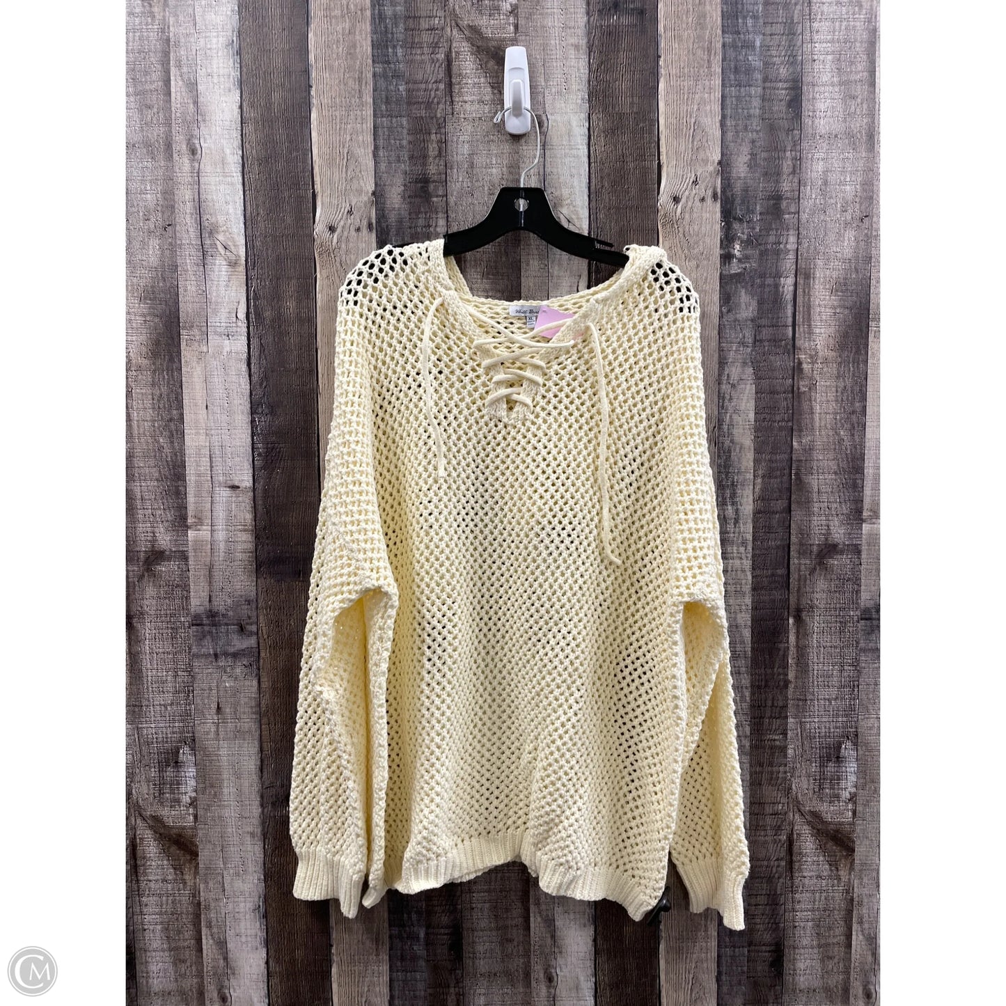 Sweater By White Birch In Ivory, Size: Xl