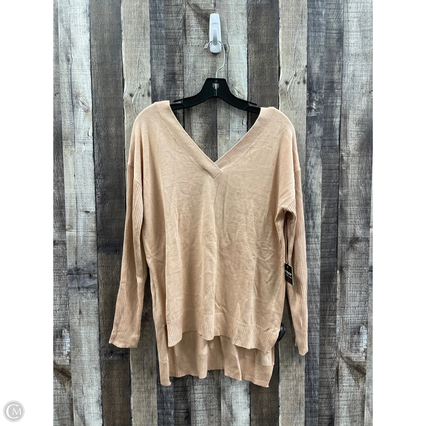 Sweater By Poof In Tan, Size: M
