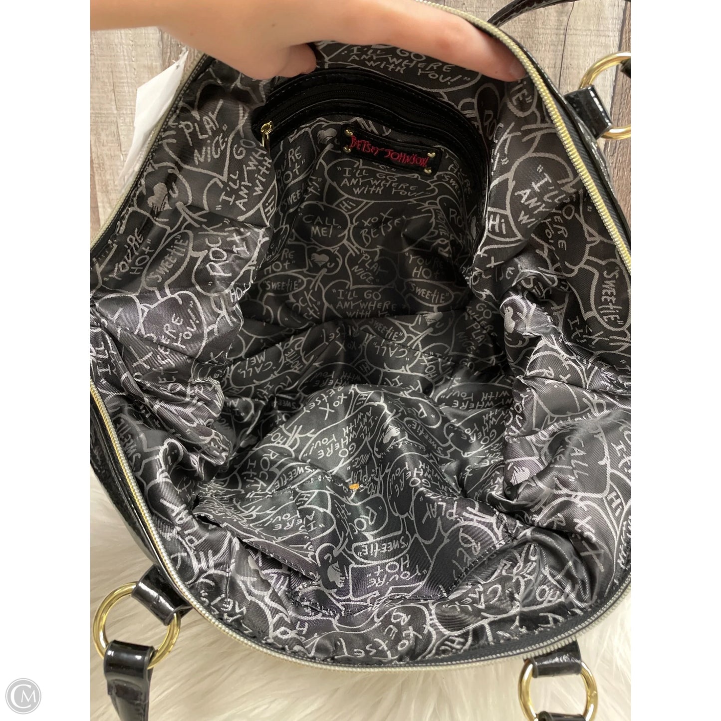 Handbag By Betsey Johnson, Size: Large
