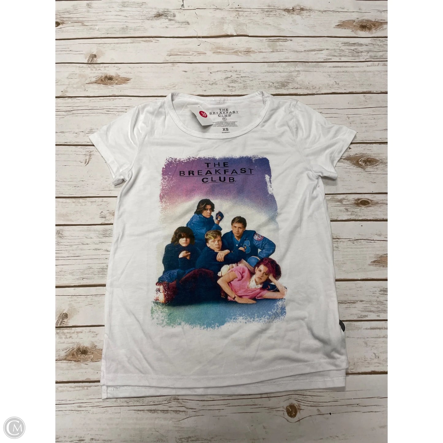 Top Short Sleeve By Cme In White, Size: Xs