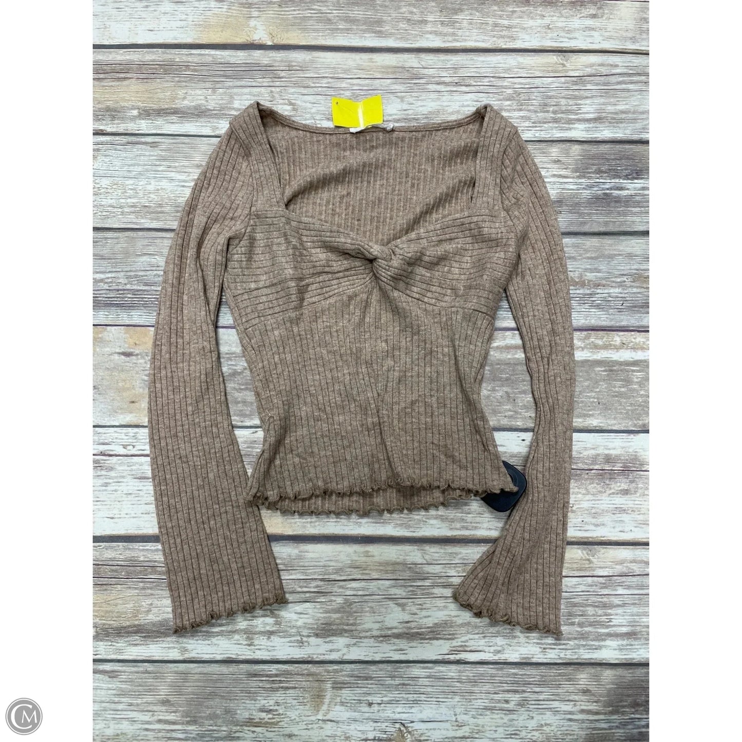 Sweater By Lush In Beige, Size: S
