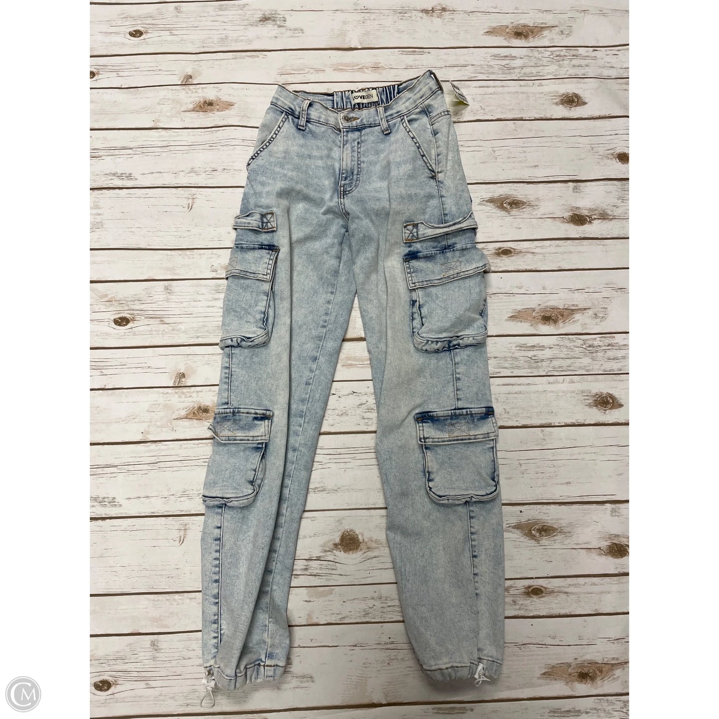 Jeans Straight By Cme In Blue Denim, Size: 2