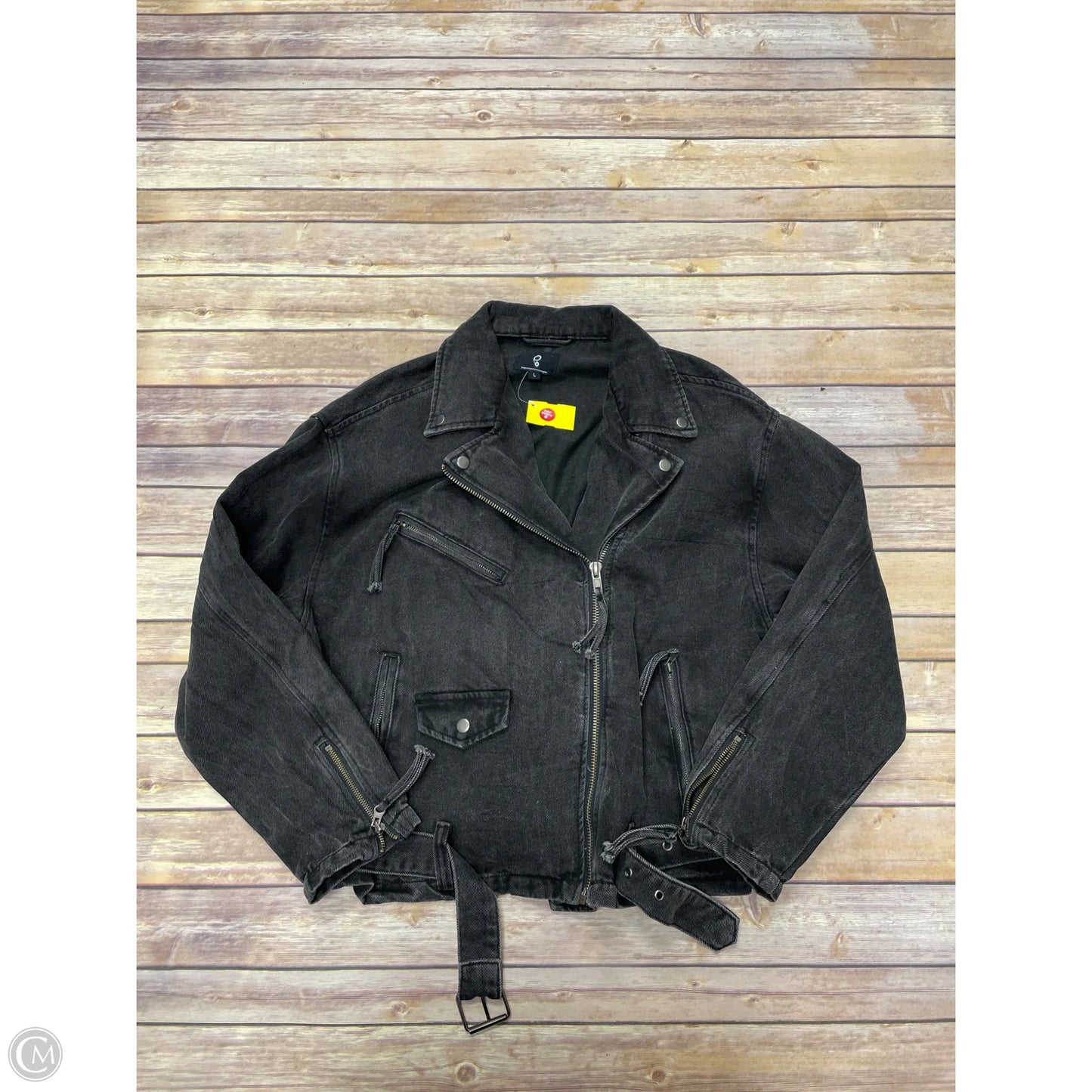 Jacket Other By Cme In Grey Denim, Size: L
