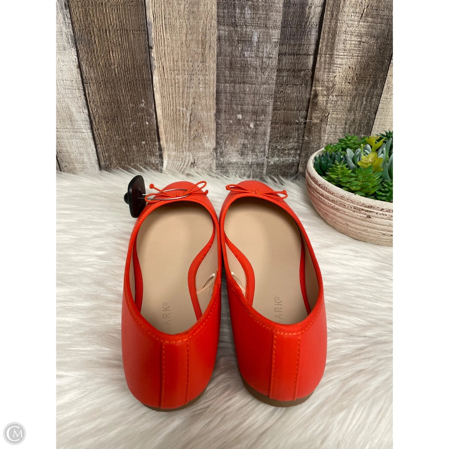 Shoes Flats By Primark In Orange, Size: 9