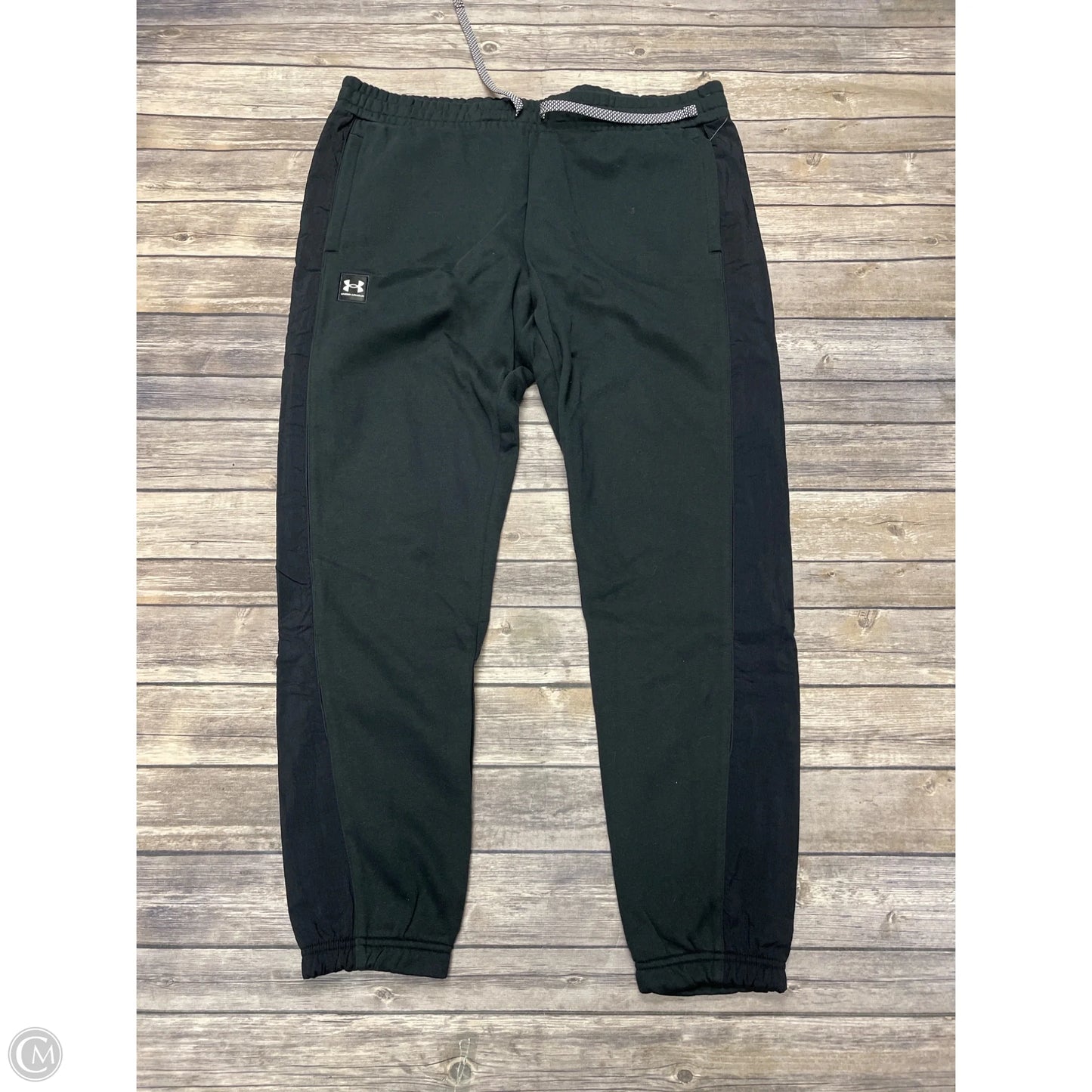 Athletic Pants By Under Armour In Black, Size: Xl