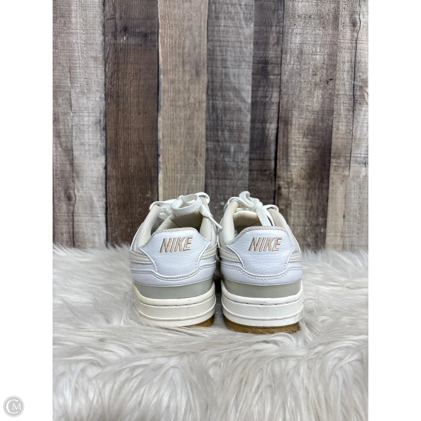 Shoes Athletic By Nike In White, Size: 8.5