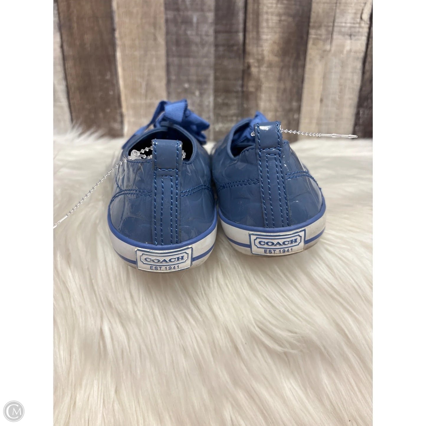 Shoes Designer By Coach In Blue, Size: 7.5
