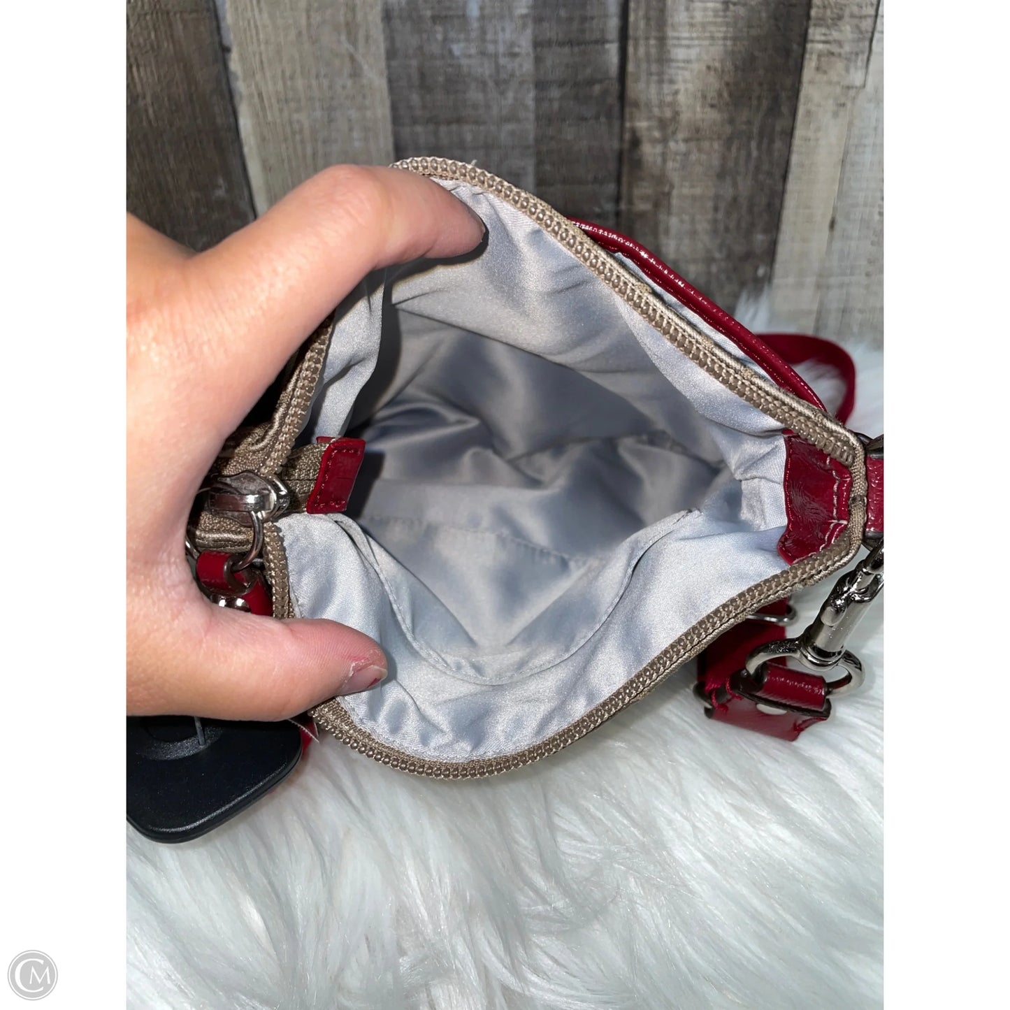 Crossbody Designer By Coach, Size: Medium